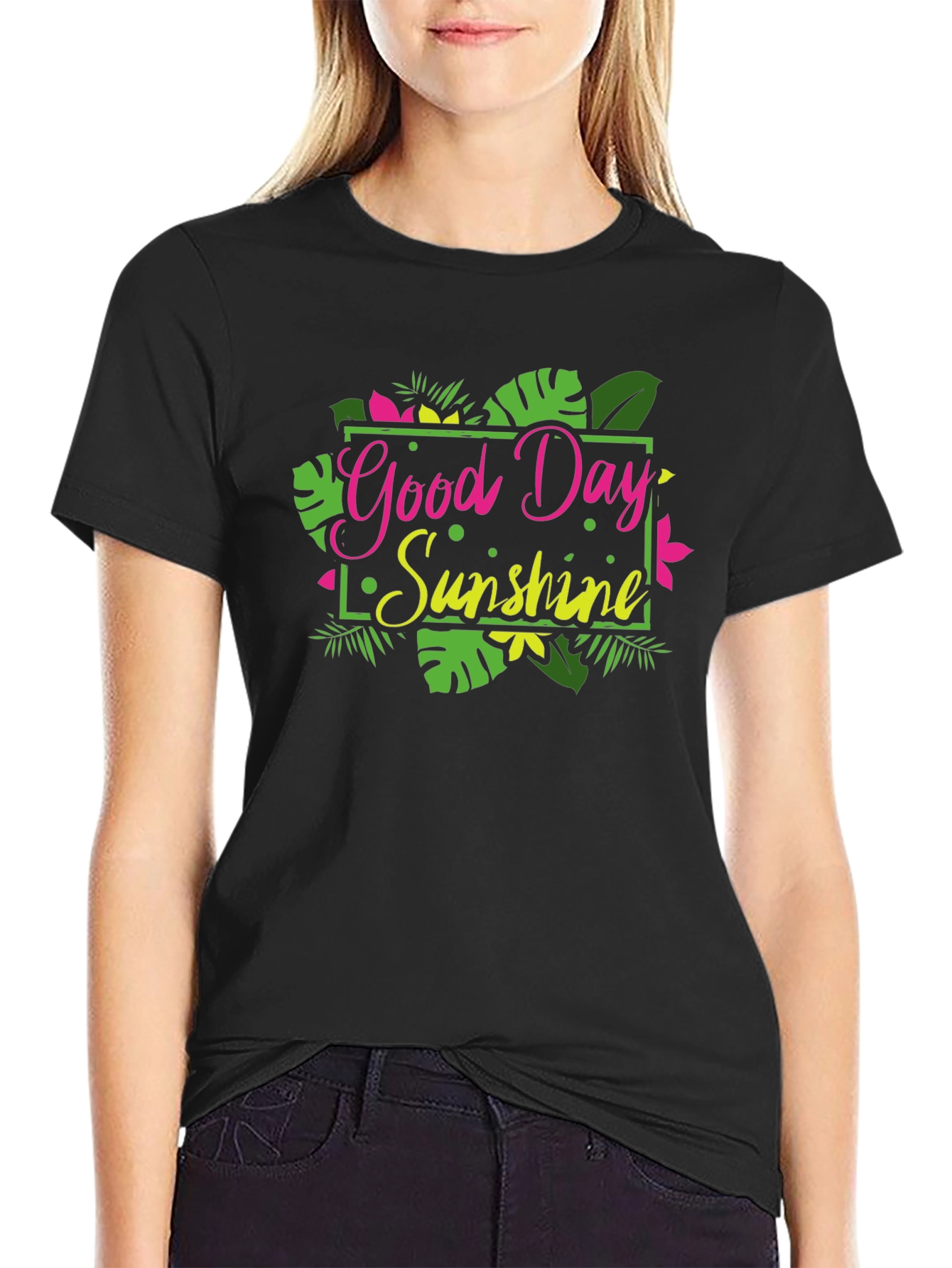 Good Day Sunshine Graphic Tee - Tropical Style
