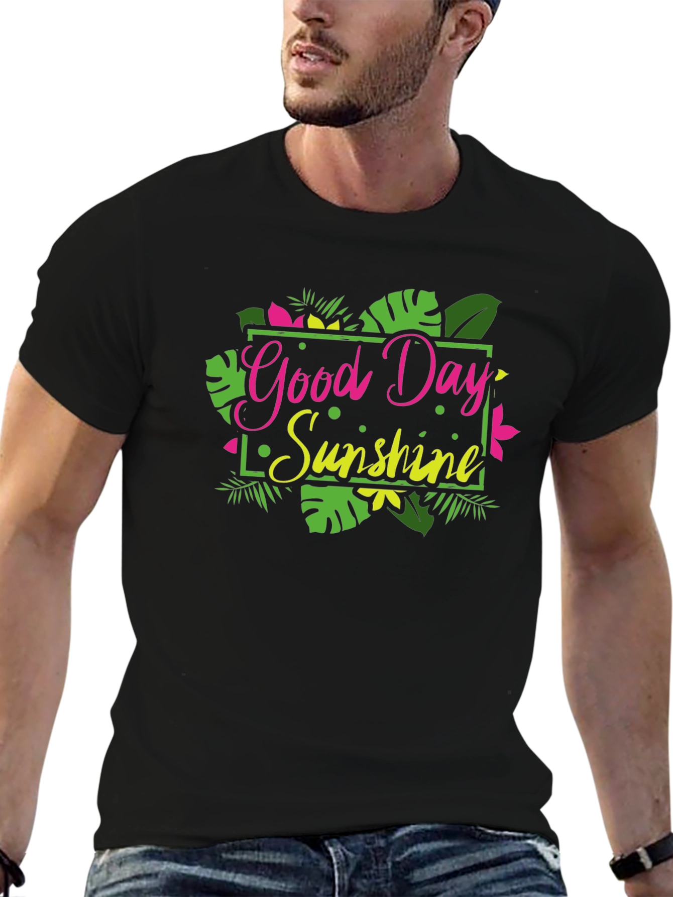 Good Day Sunshine Graphic Tee - Tropical Style