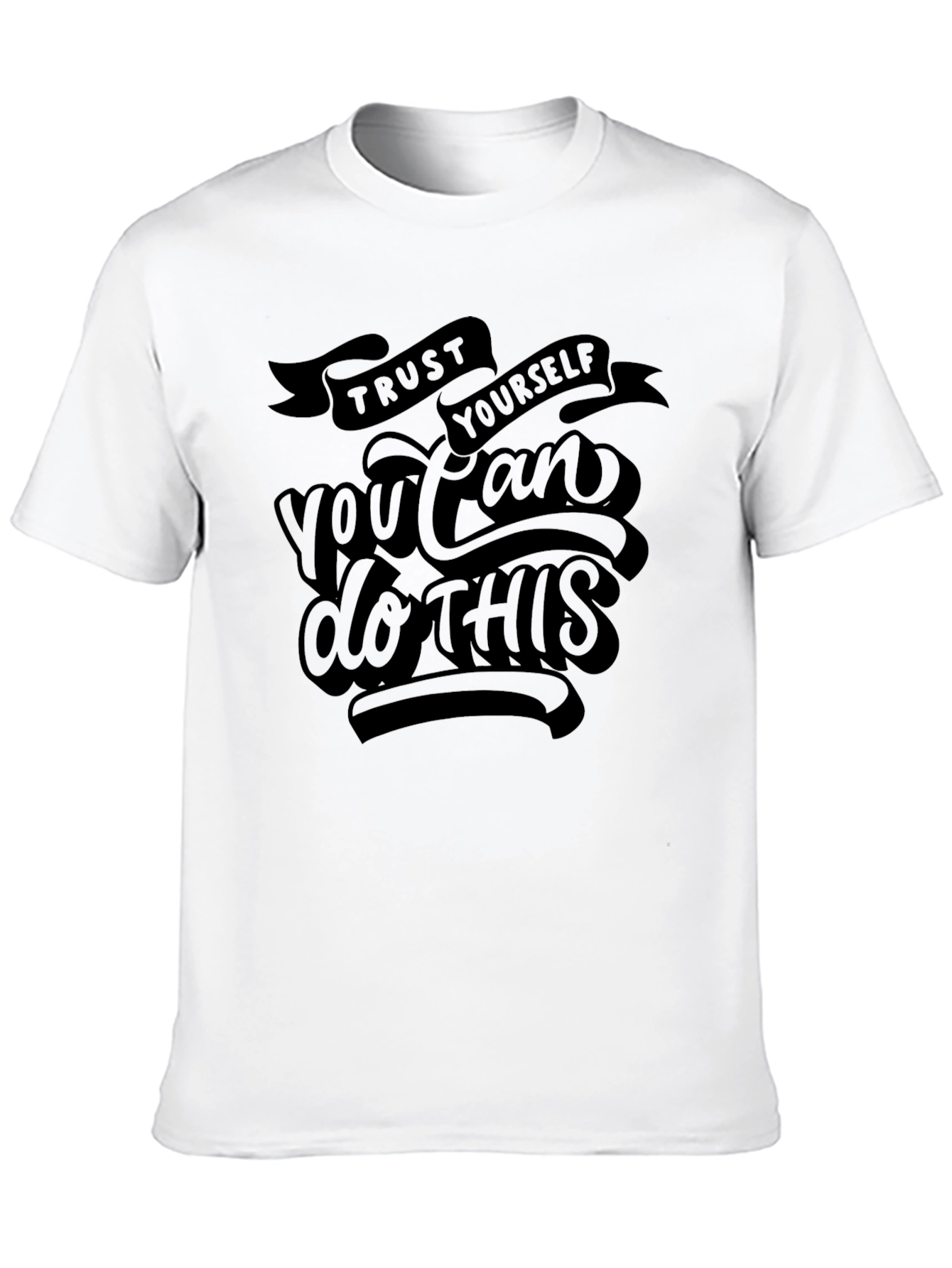 Trust Yourself Graphic Tee - Black