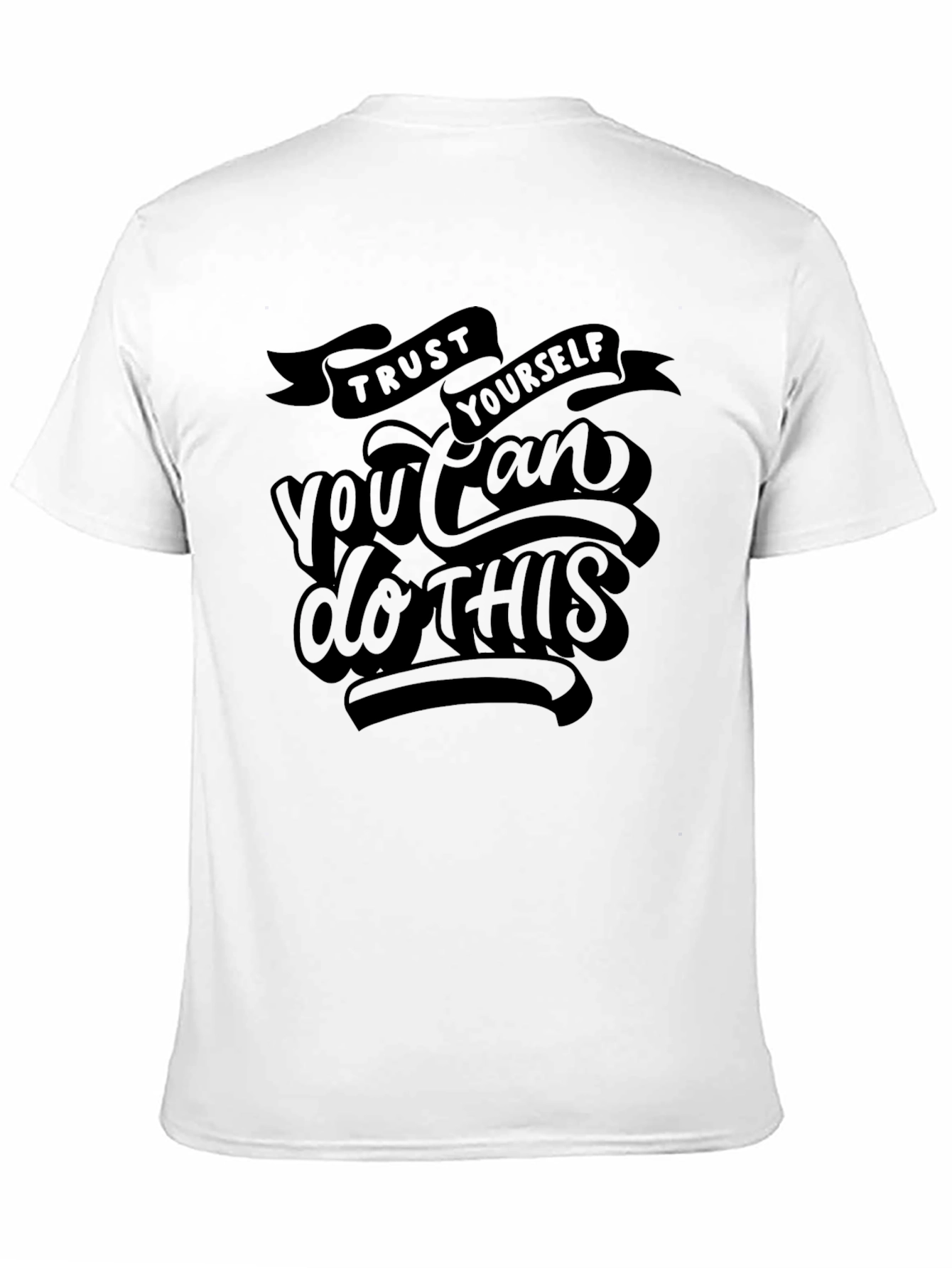 Trust Yourself Graphic Tee - Black