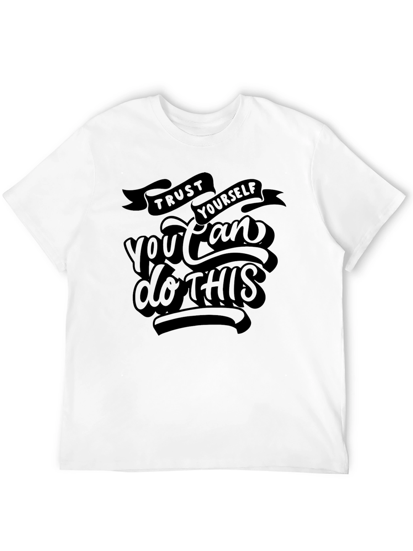 Trust Yourself Graphic Tee - Black