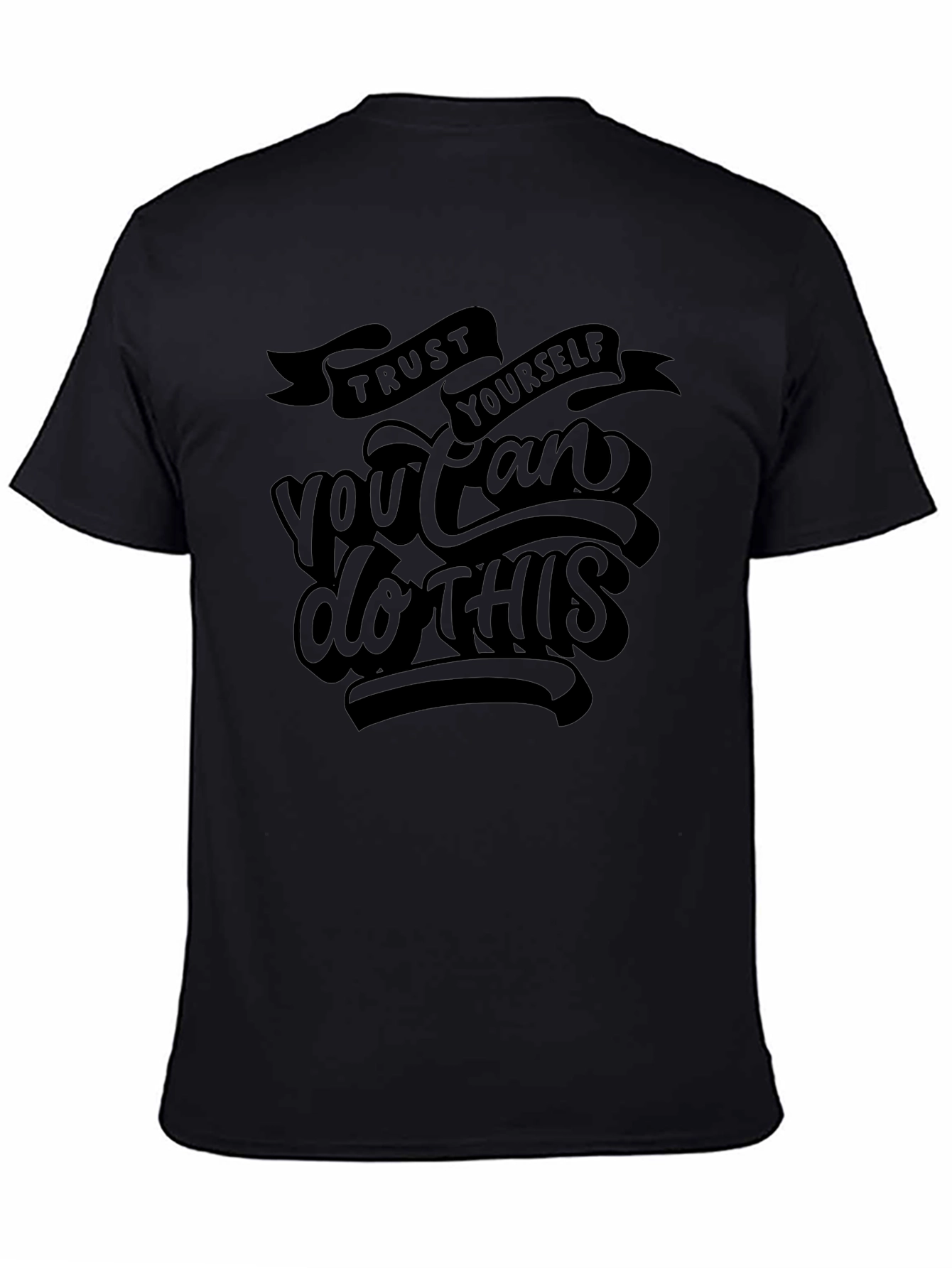 Trust Yourself Graphic Tee - Black
