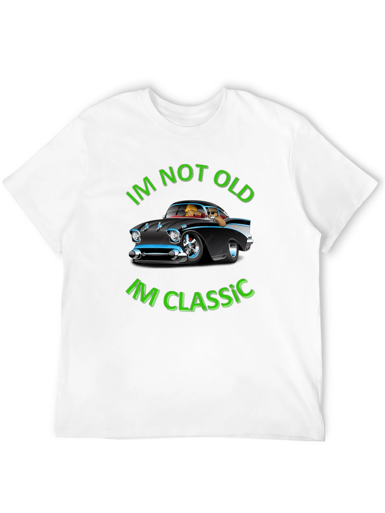 Im Not Old Im Classic Black Graphic Tee