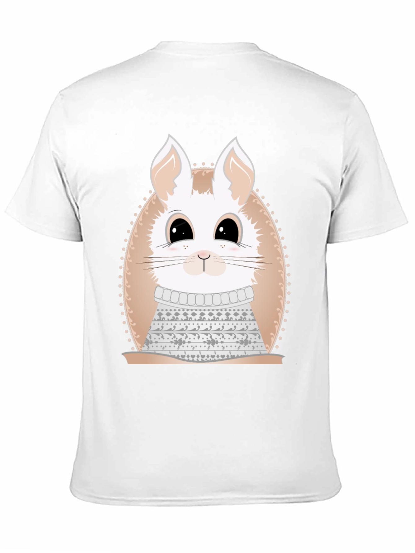 Cute Bunny in Sweater Graphic Tee - Unique Design