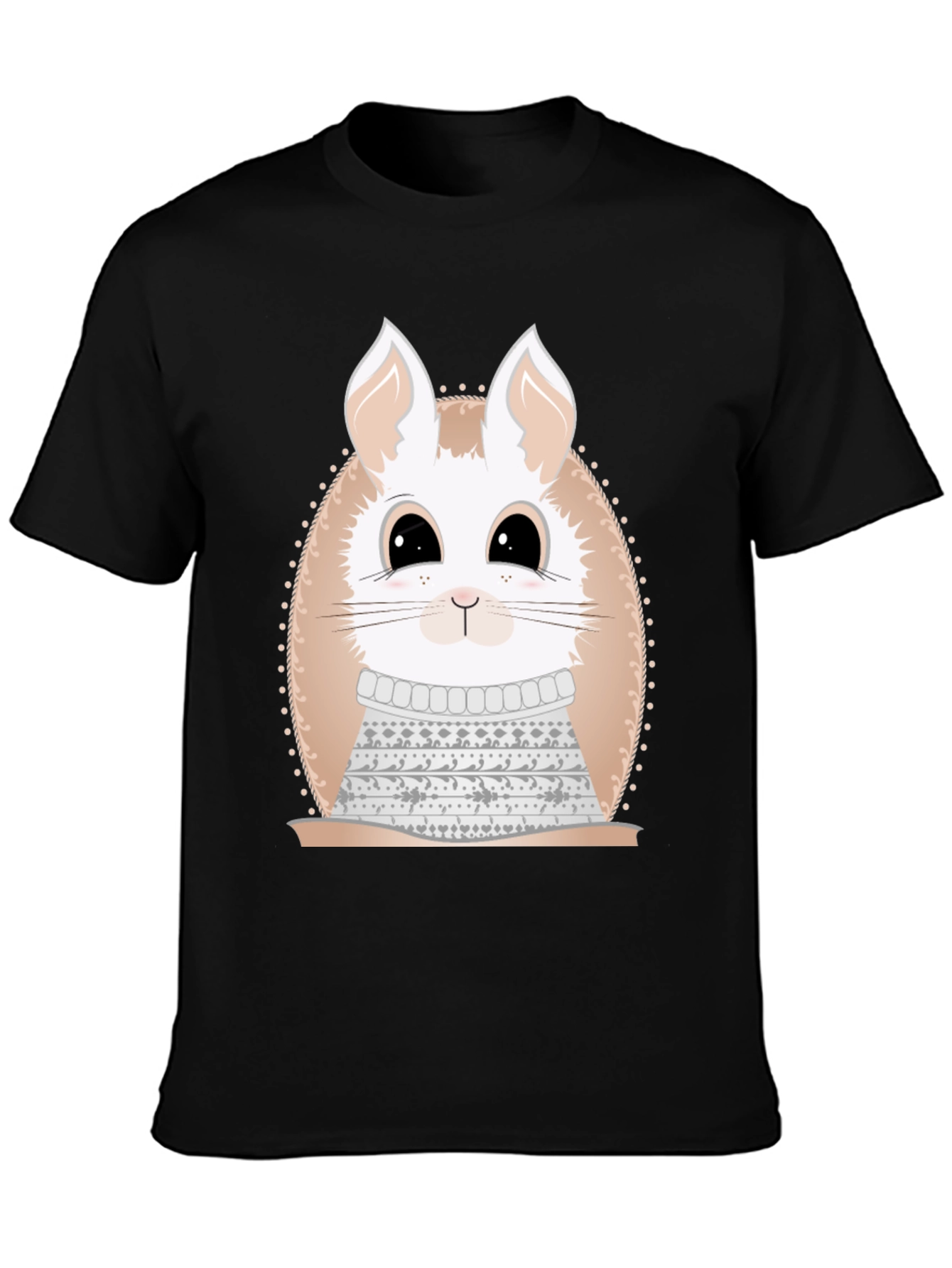 Cute Bunny in Sweater Graphic Tee - Unique Design