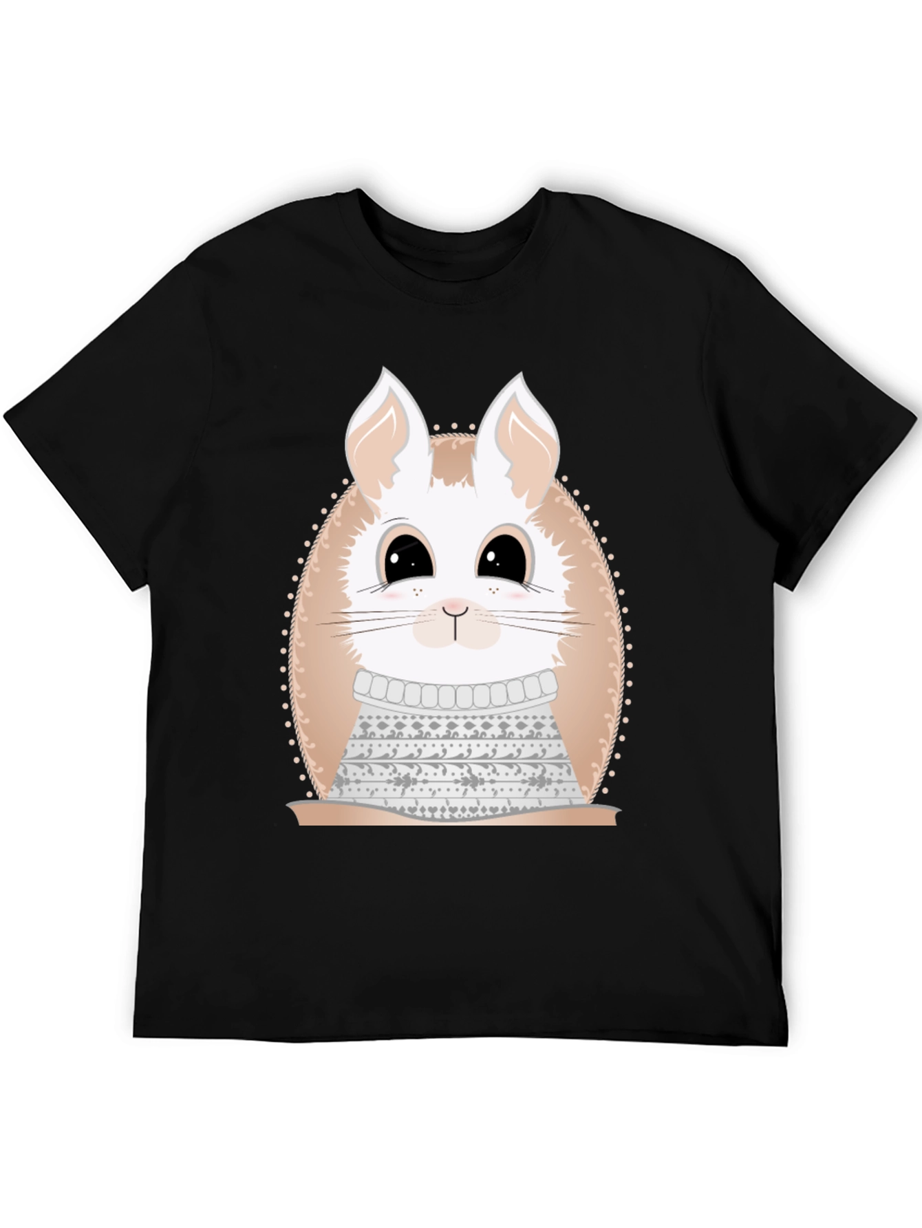 Cute Bunny in Sweater Graphic Tee - Unique Design