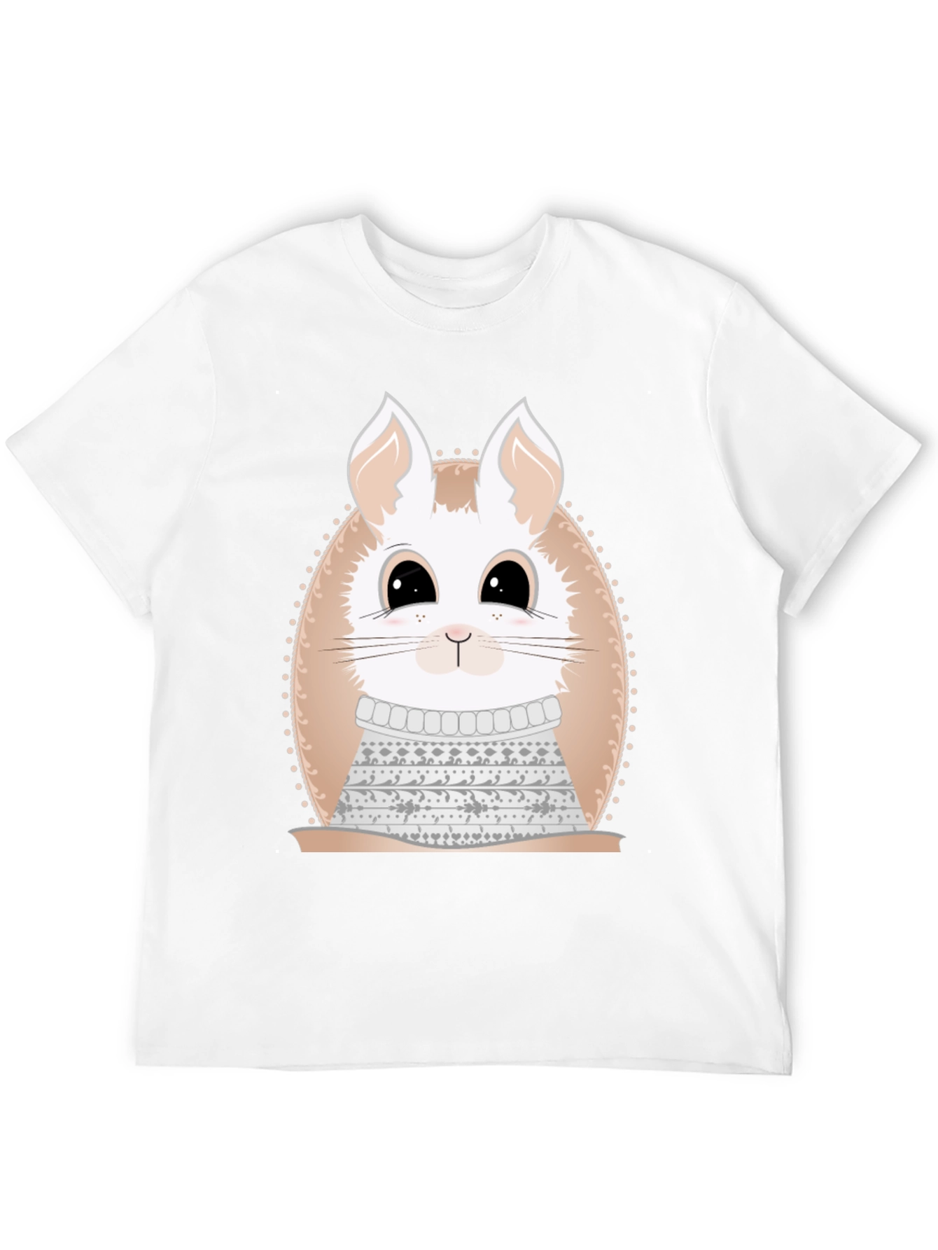 Cute Bunny in Sweater Graphic Tee - Unique Design
