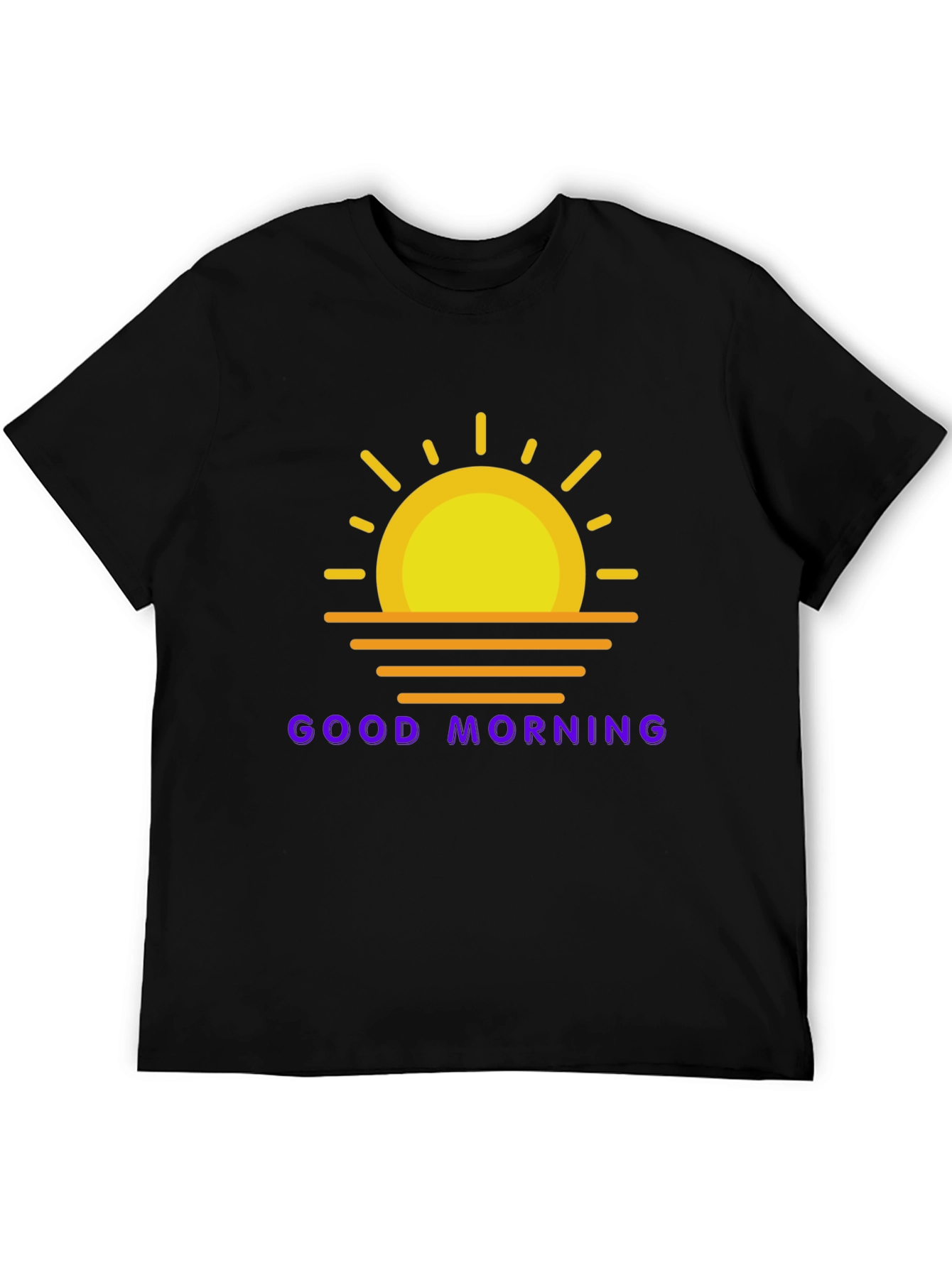 Good Morning Graphic Tee - Black