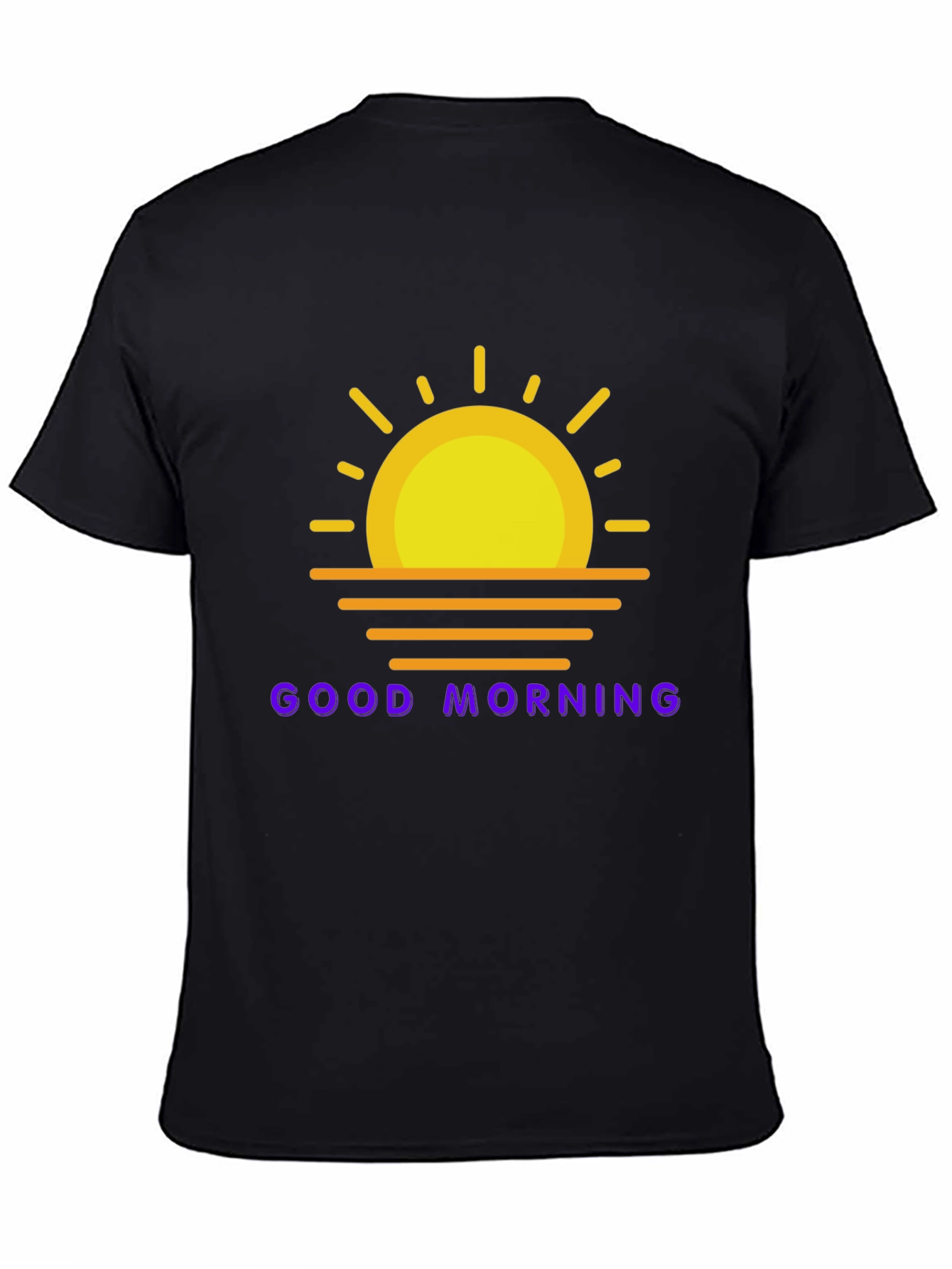 Good Morning Graphic Tee - Black