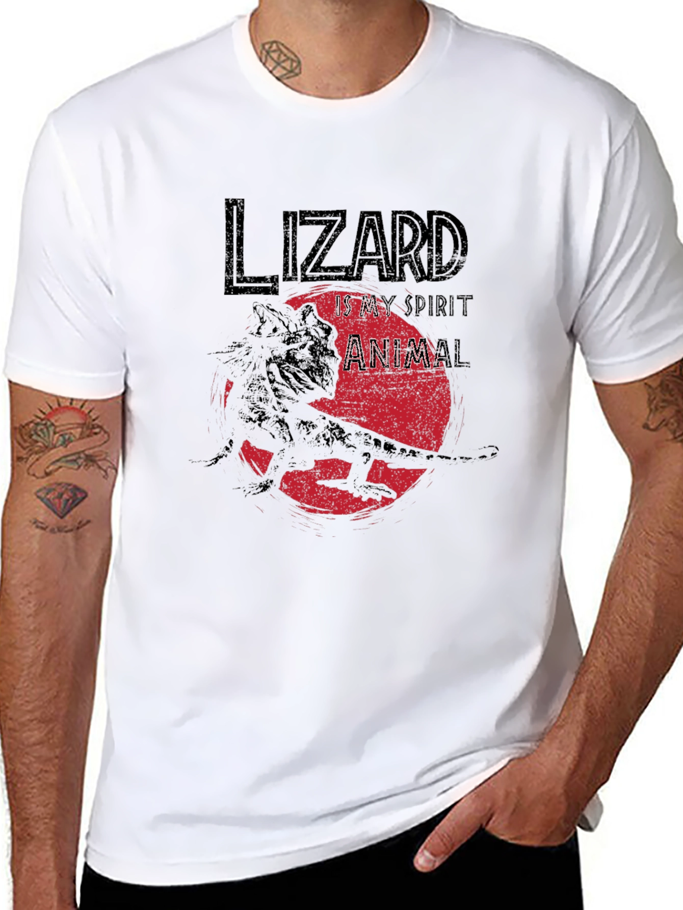 Lizard Spirit Animal Graphic Tee