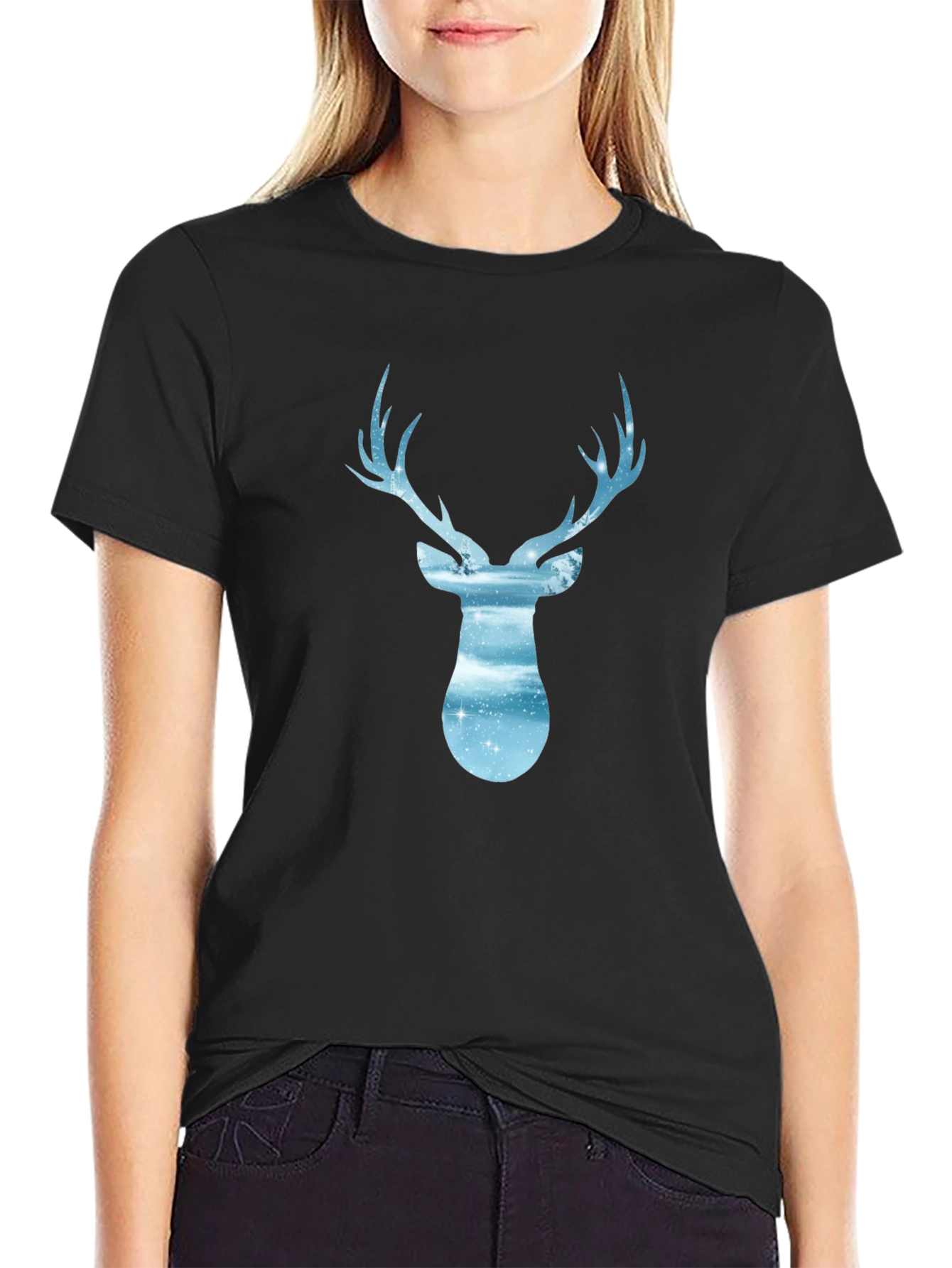 Deer Silhouette Graphic Tee
