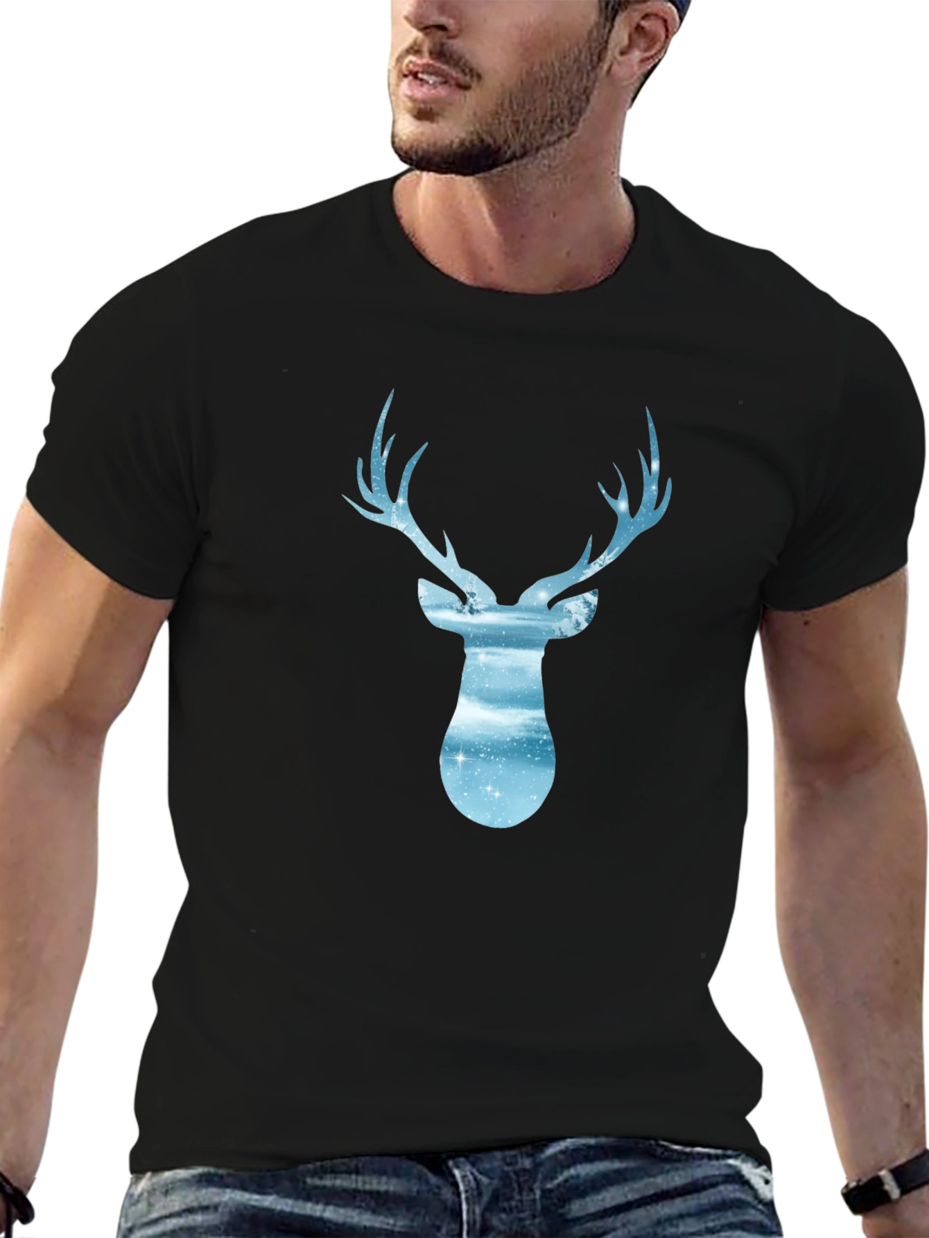 Deer Silhouette Graphic Tee