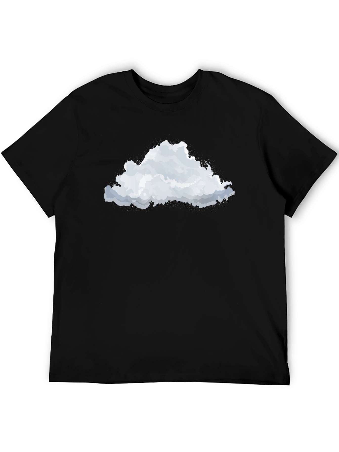 Cloud Graphic Black T-Shirt