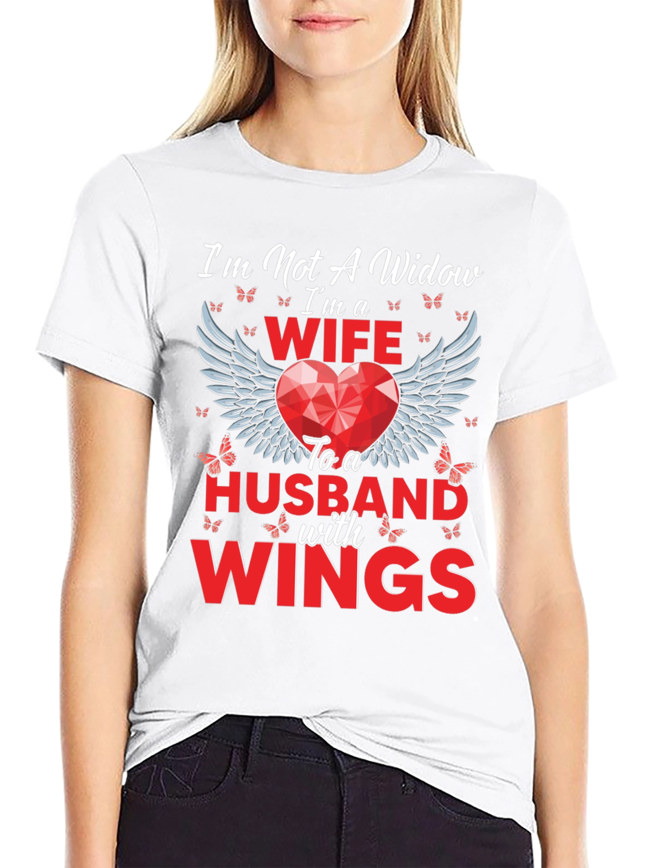 Wife to a Husband with Wings T-Shirt