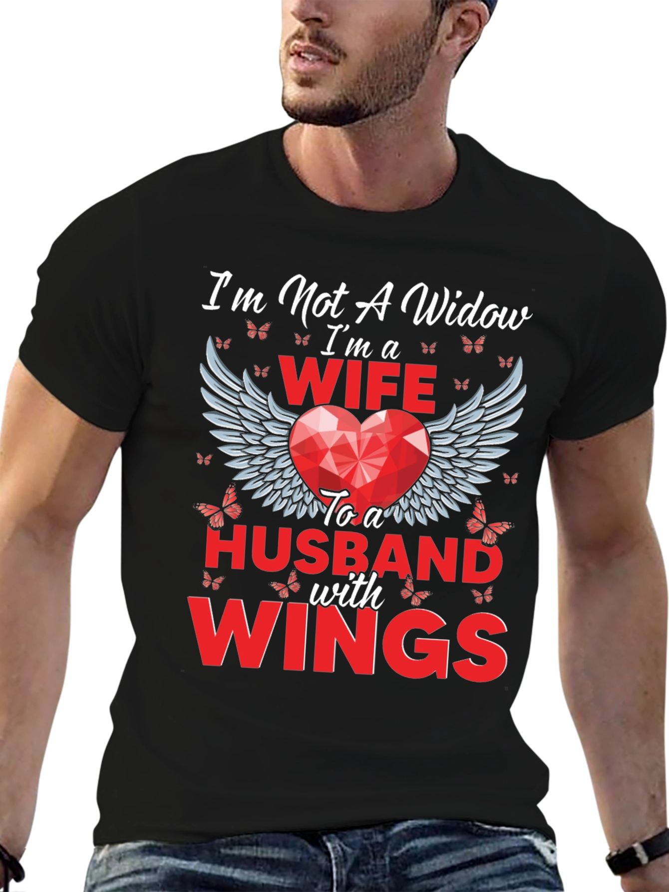 Wife to a Husband with Wings T-Shirt