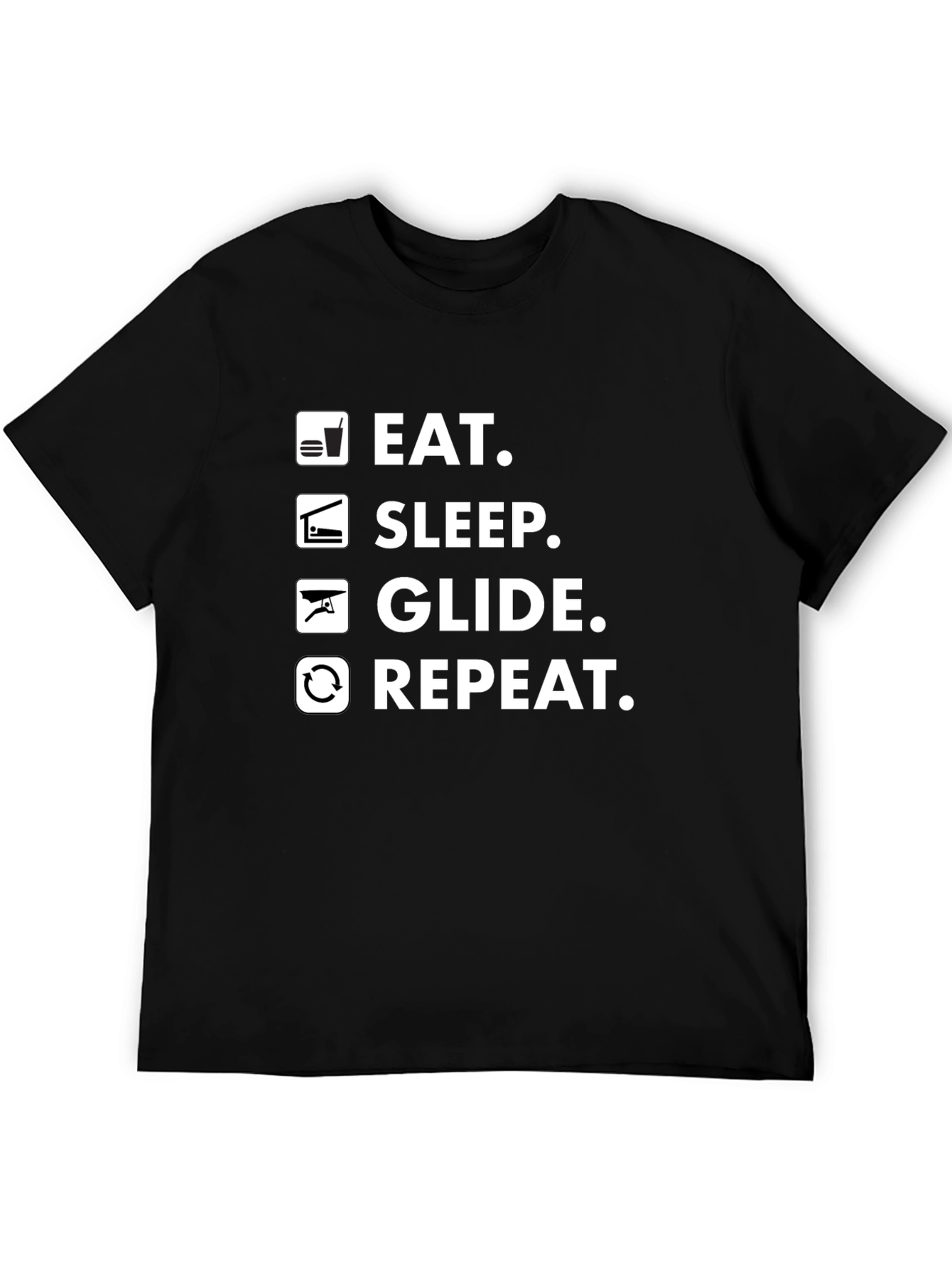 Eat Sleep Glide Repeat T-Shirt