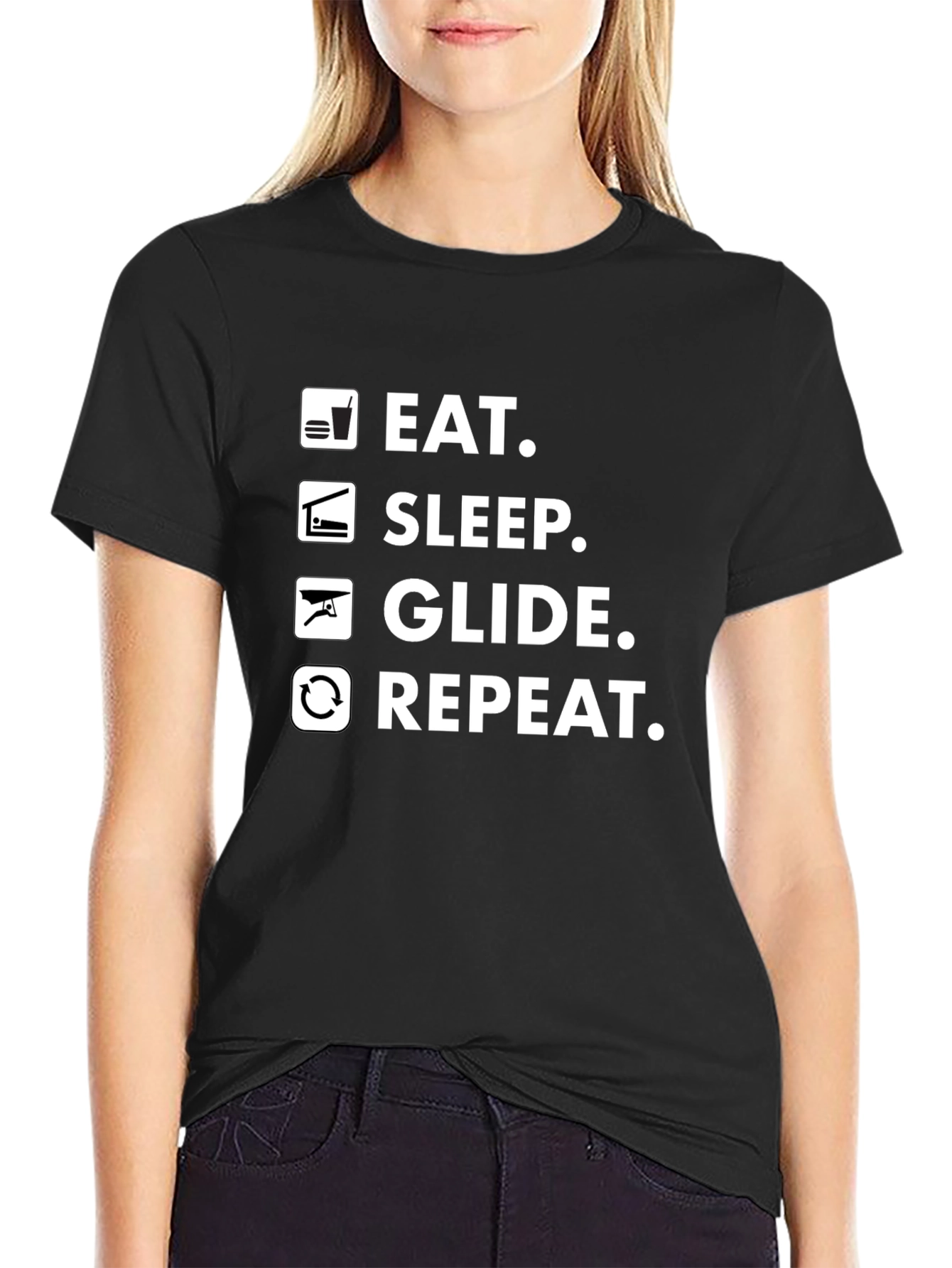 Eat Sleep Glide Repeat T-Shirt