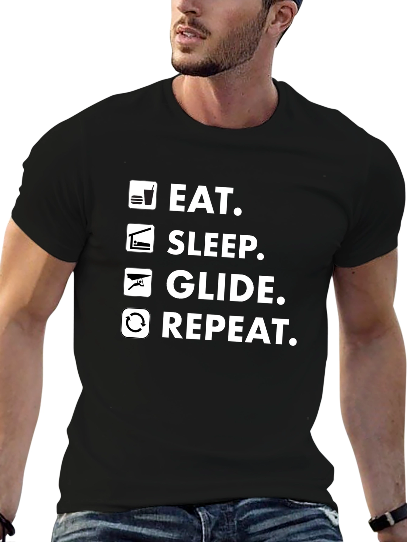 Eat Sleep Glide Repeat T-Shirt