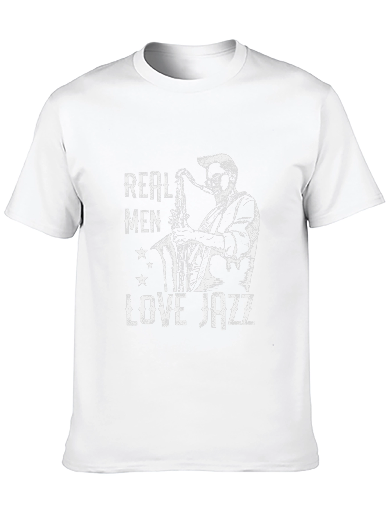 Real Men Love Jazz T-Shirt - Music Lover Tee