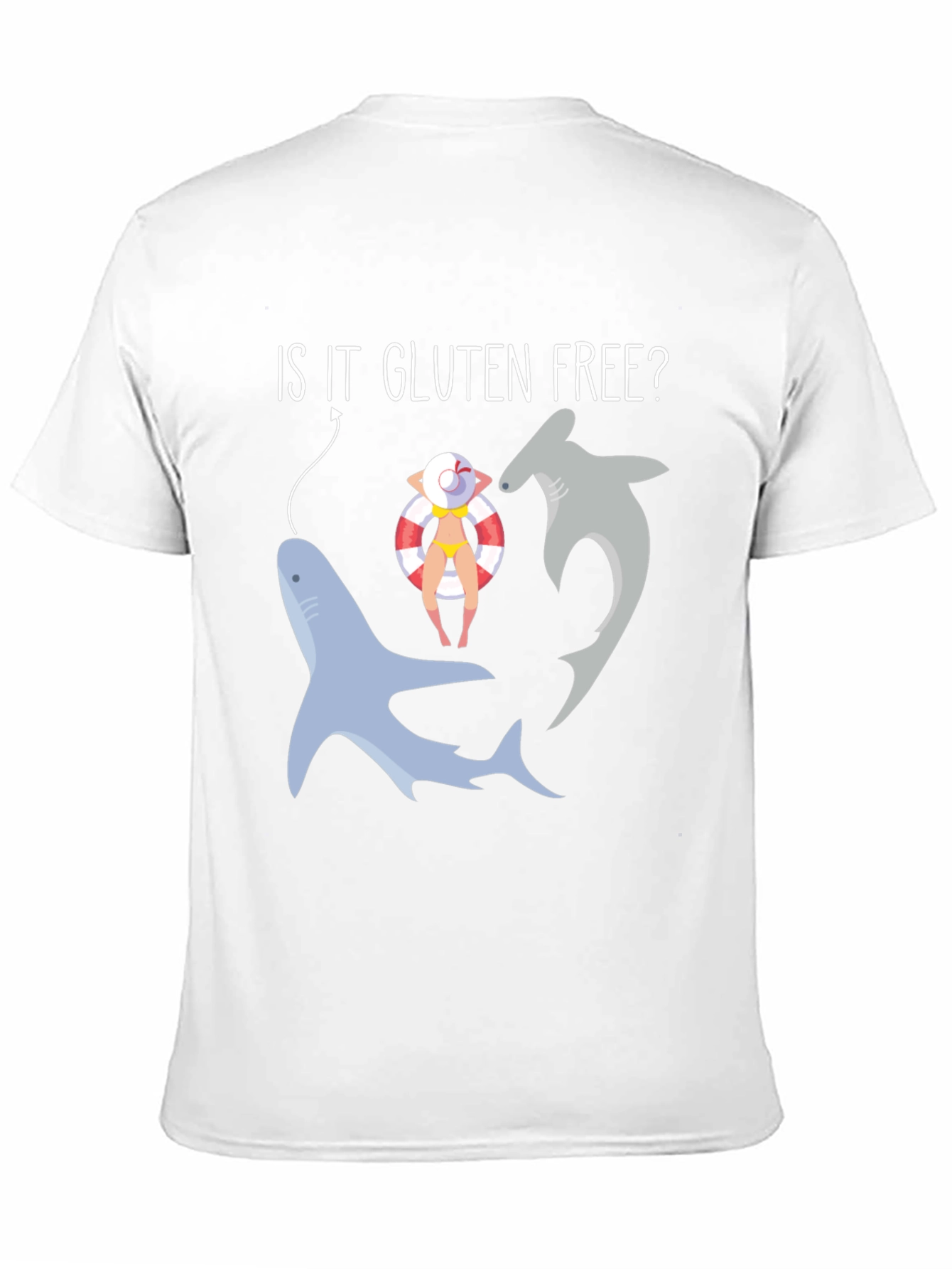 Is It Gluten Free? Funny Shark T-Shirt