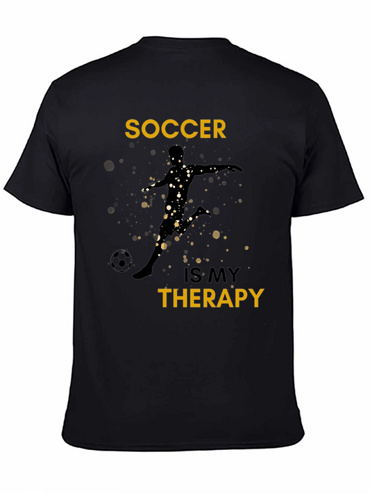 Soccer is My Therapy Graphic T-Shirt