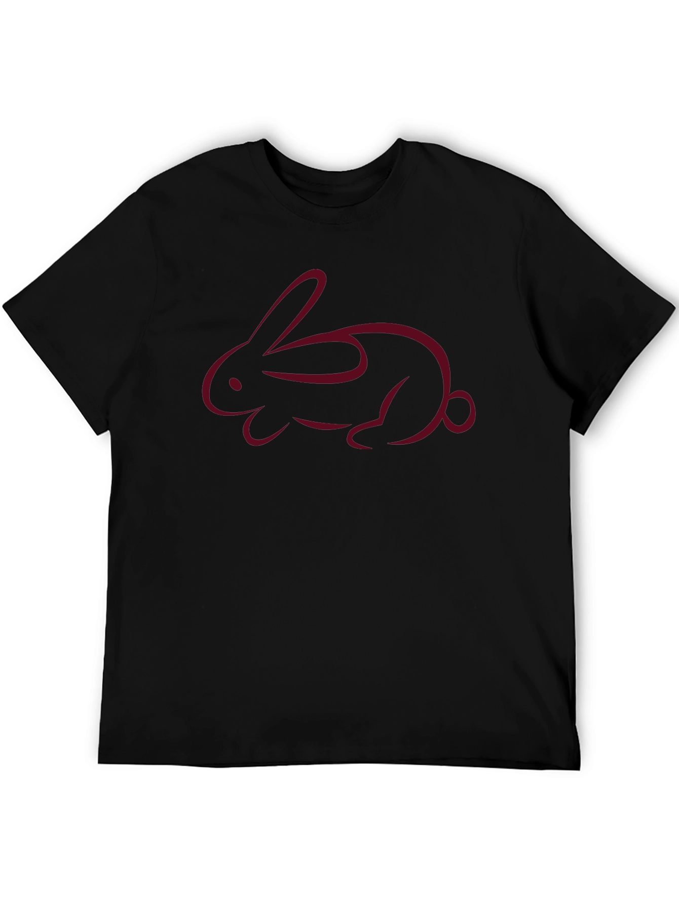 Rabbit Graphic Tee - Soft Cotton Blend