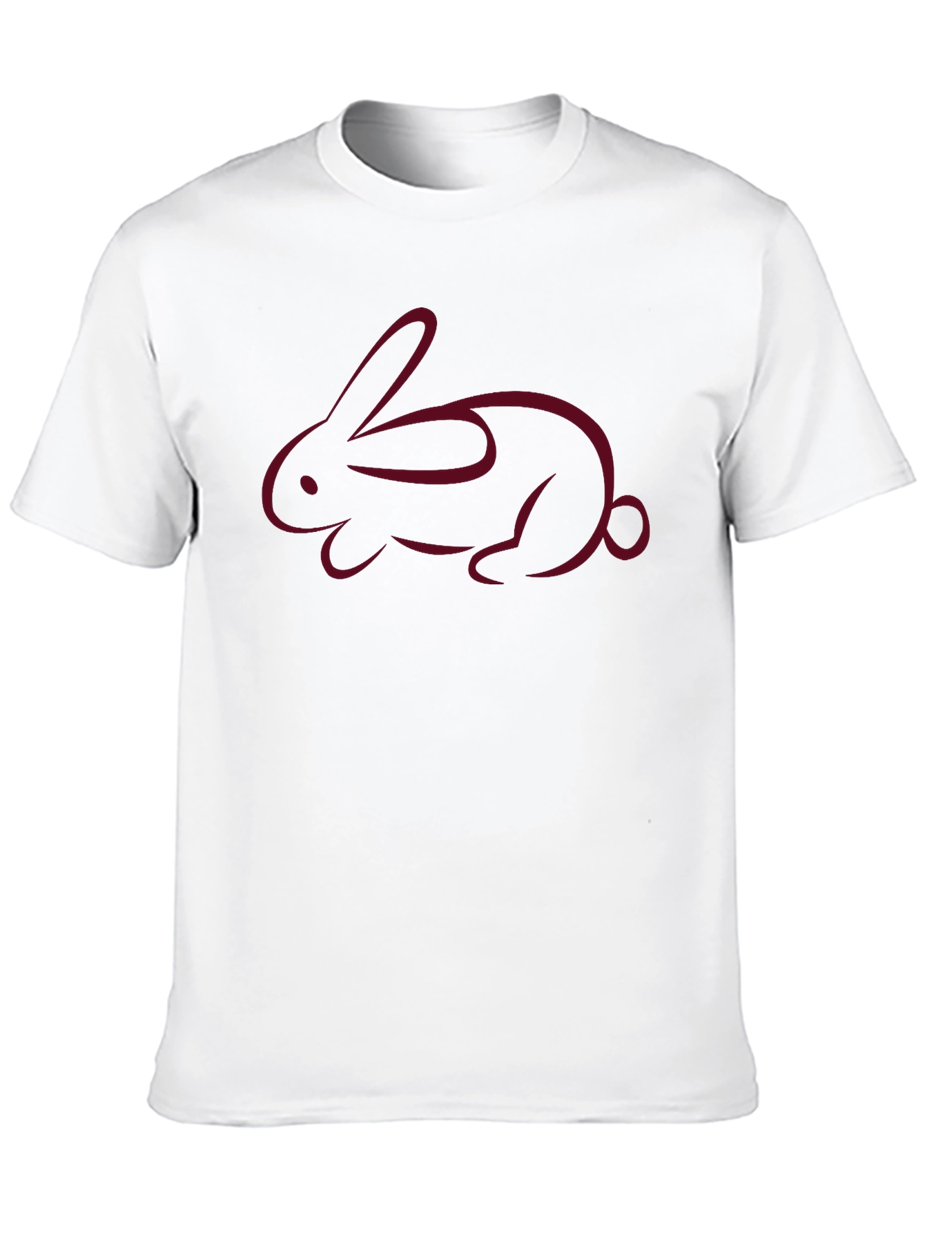 Rabbit Graphic Tee - Soft Cotton Blend