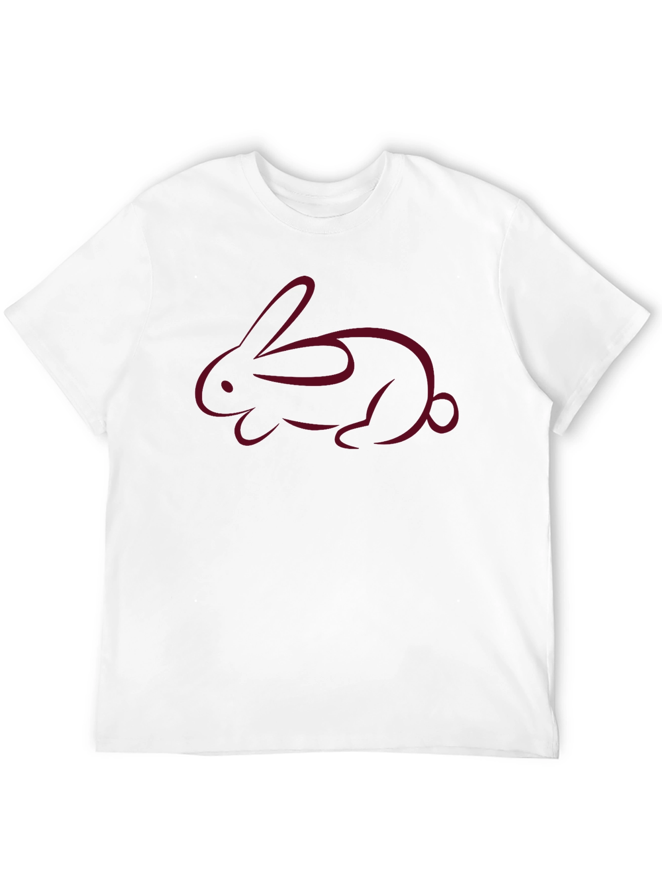 Rabbit Graphic Tee - Soft Cotton Blend