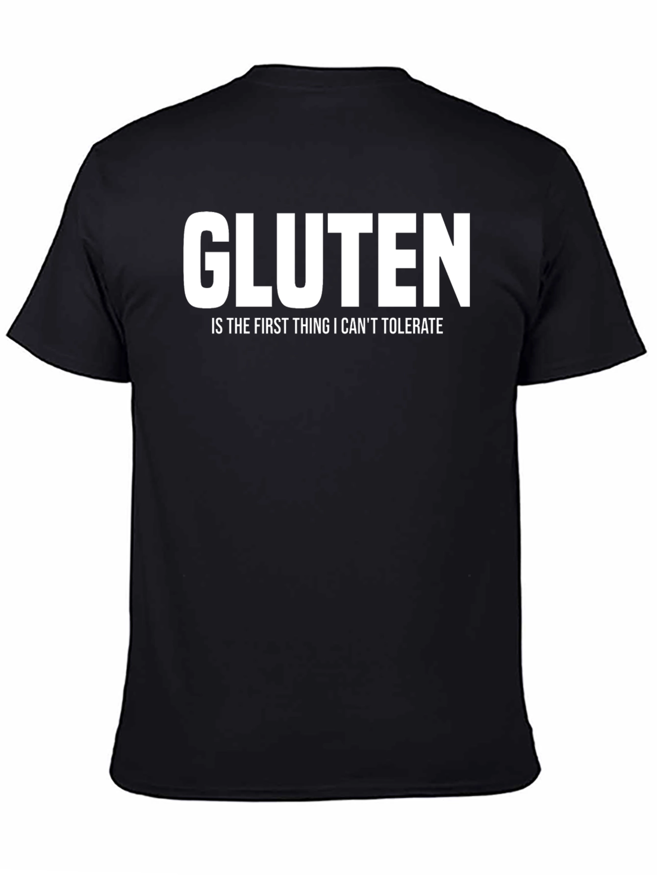 Gluten Intolerance T-Shirt Funny Sarcastic Tee
