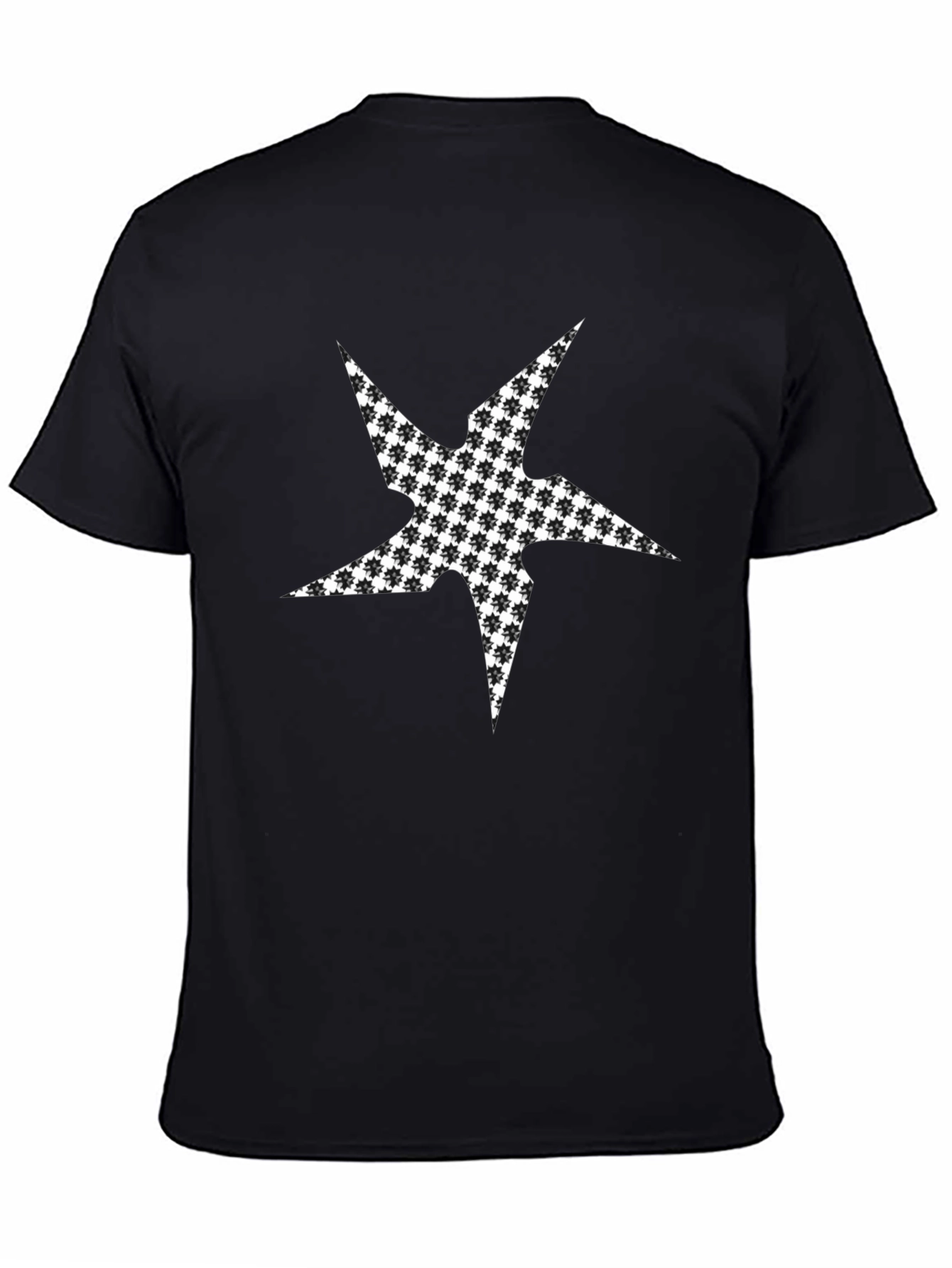 Star Graphic Tee - Modern Black Shirt