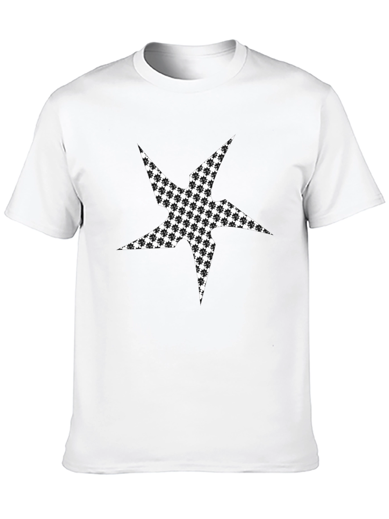 Star Graphic Tee - Modern Black Shirt