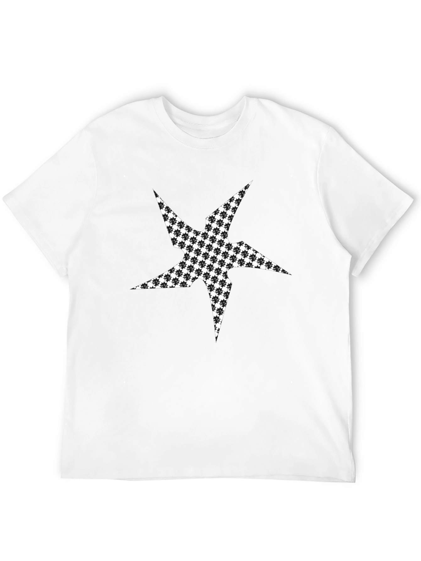 Star Graphic Tee - Modern Black Shirt