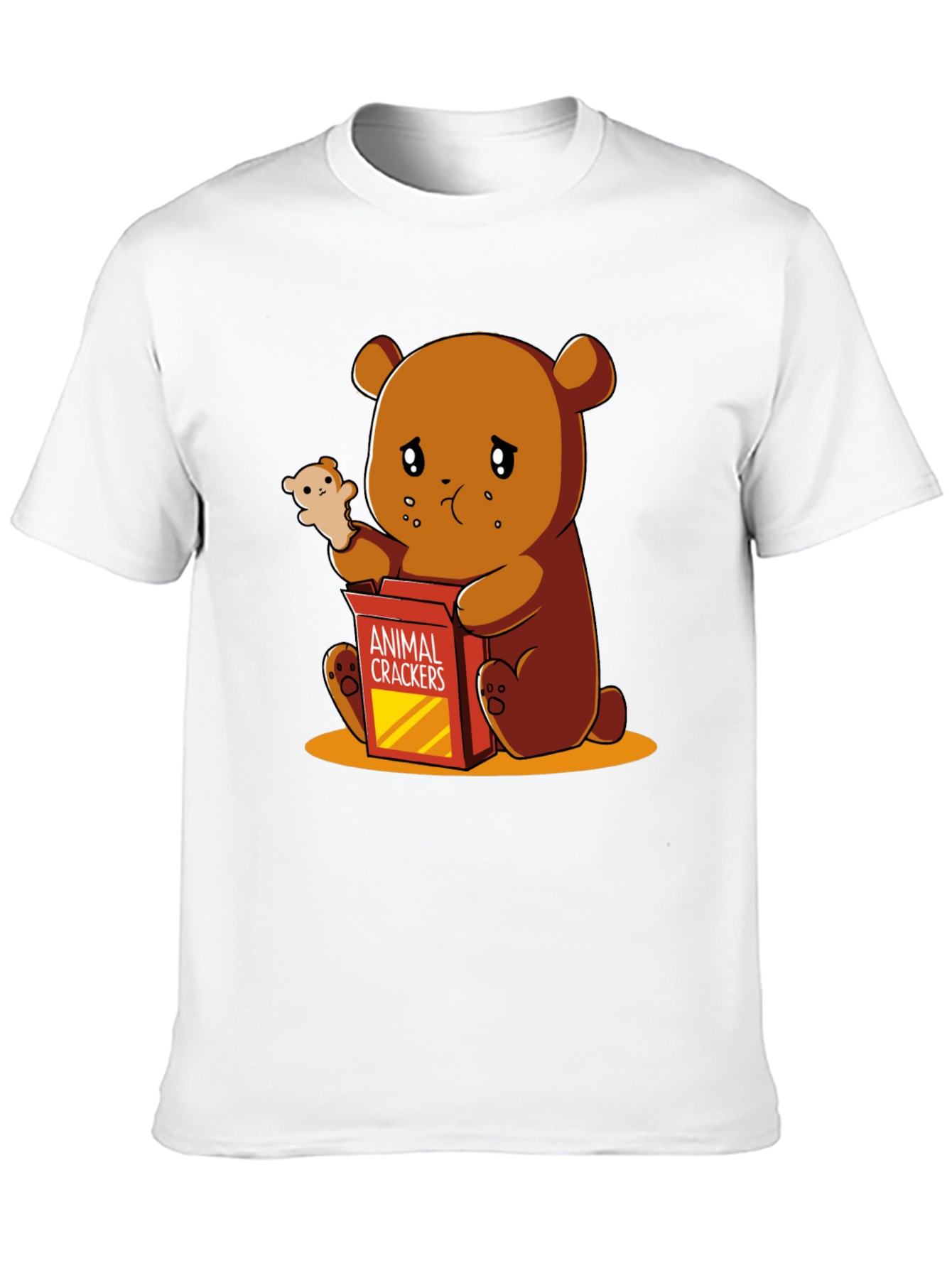 Sad Bear Animal Crackers Graphic Tee