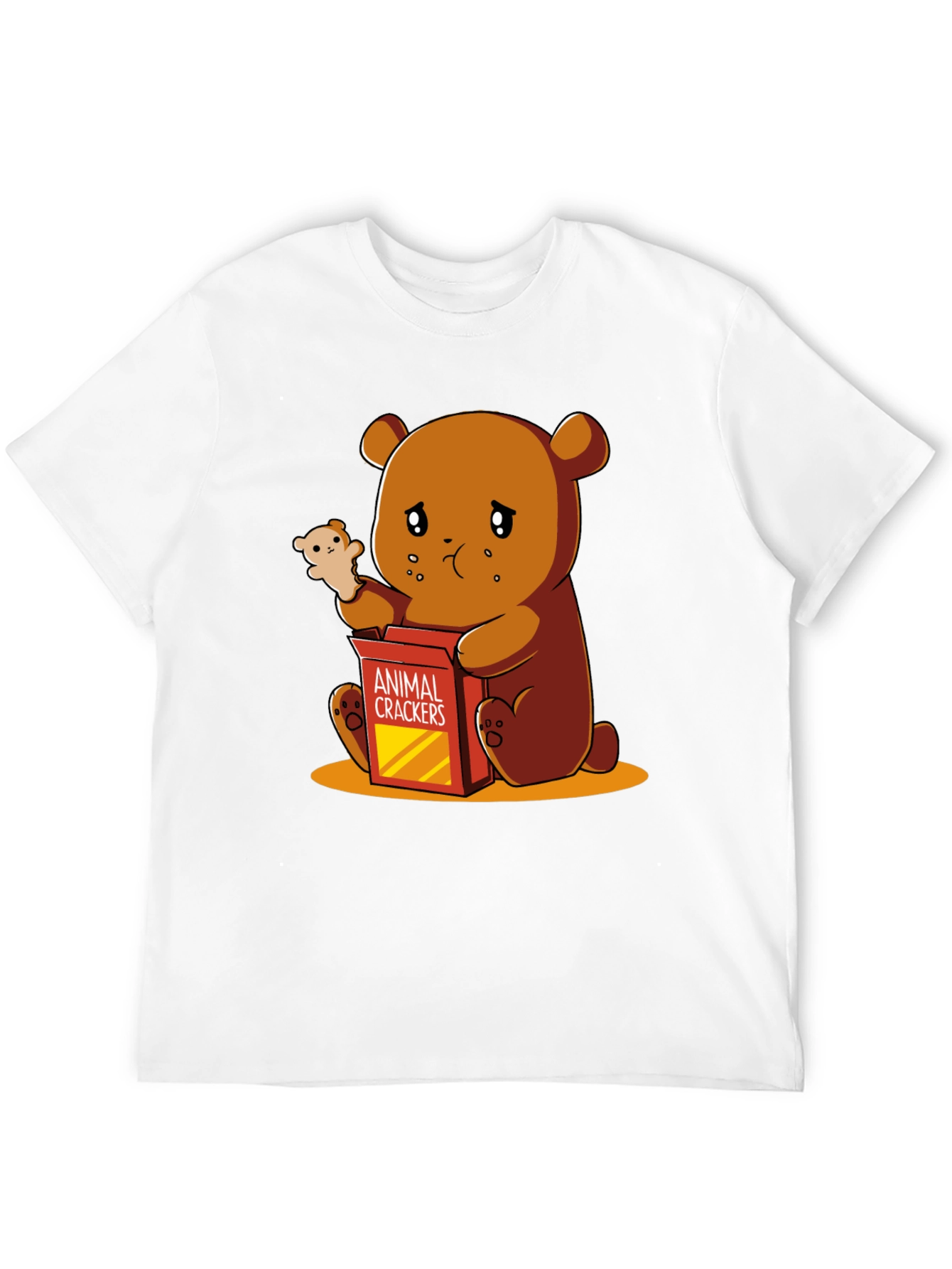 Sad Bear Animal Crackers Graphic Tee