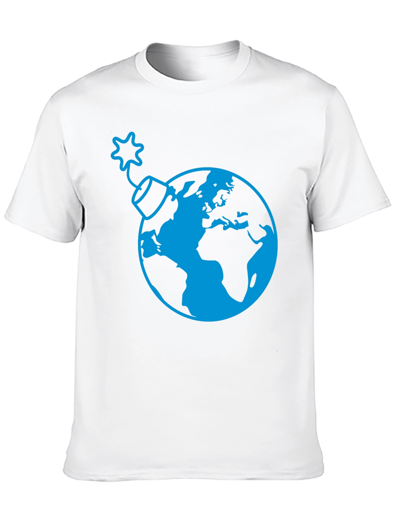 Earth Bomb Graphic Tee - Stylish Black T-Shirt