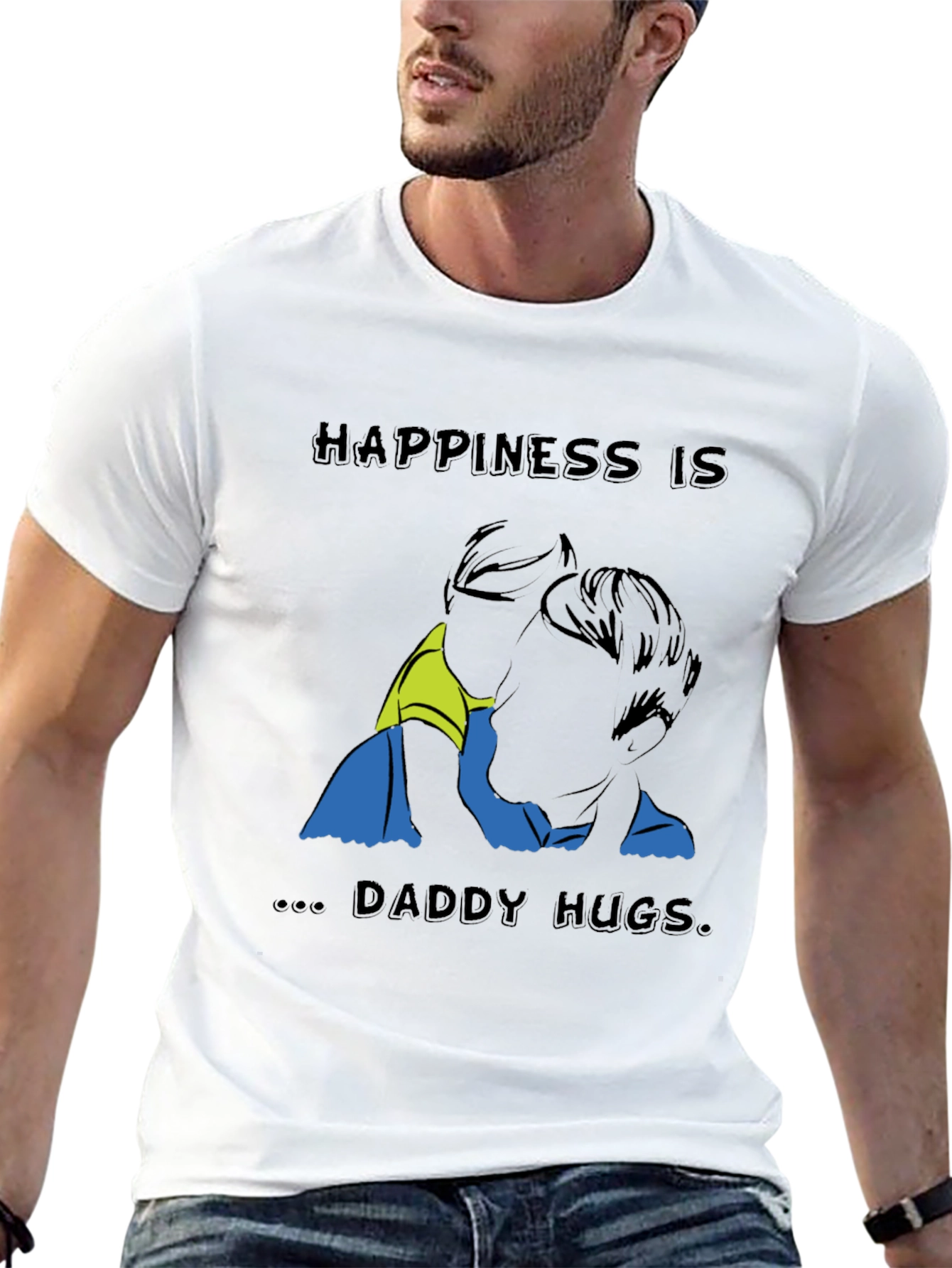 Happiness Is Daddy Hugs T-Shirt