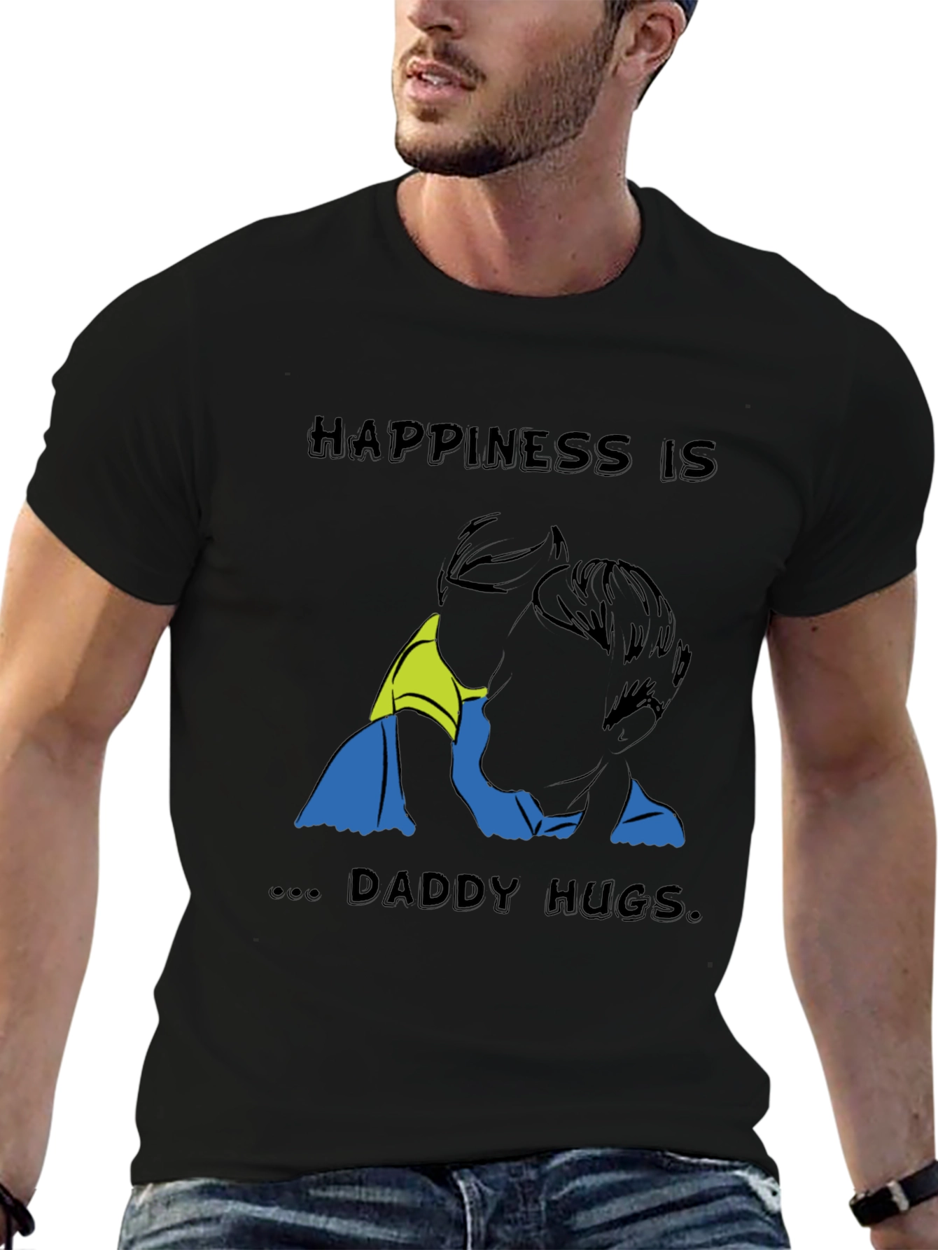 Happiness Is Daddy Hugs T-Shirt