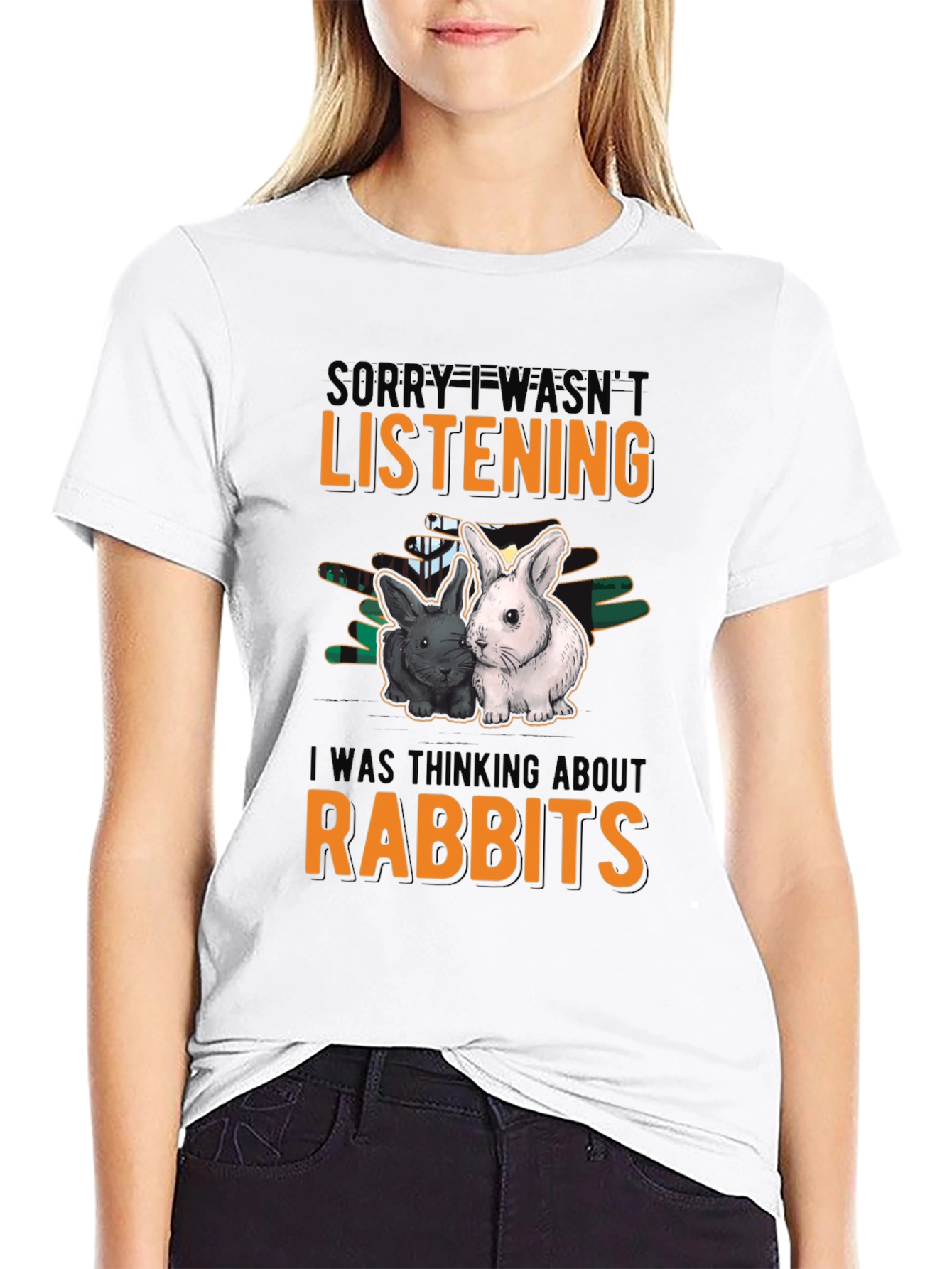 Thinking About Rabbits T-Shirt