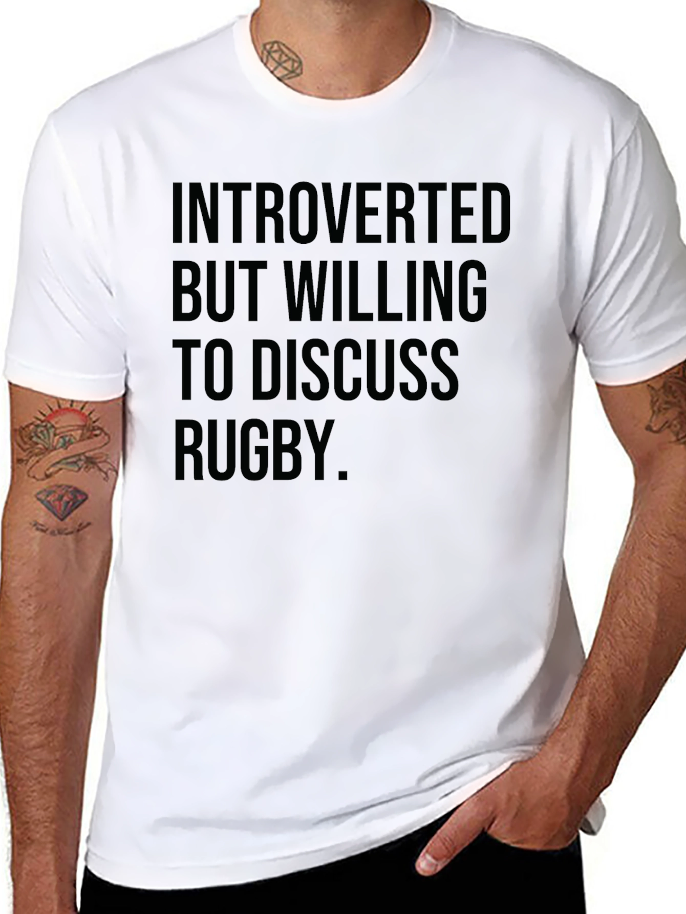 Introverted Rugby Fan T-Shirt