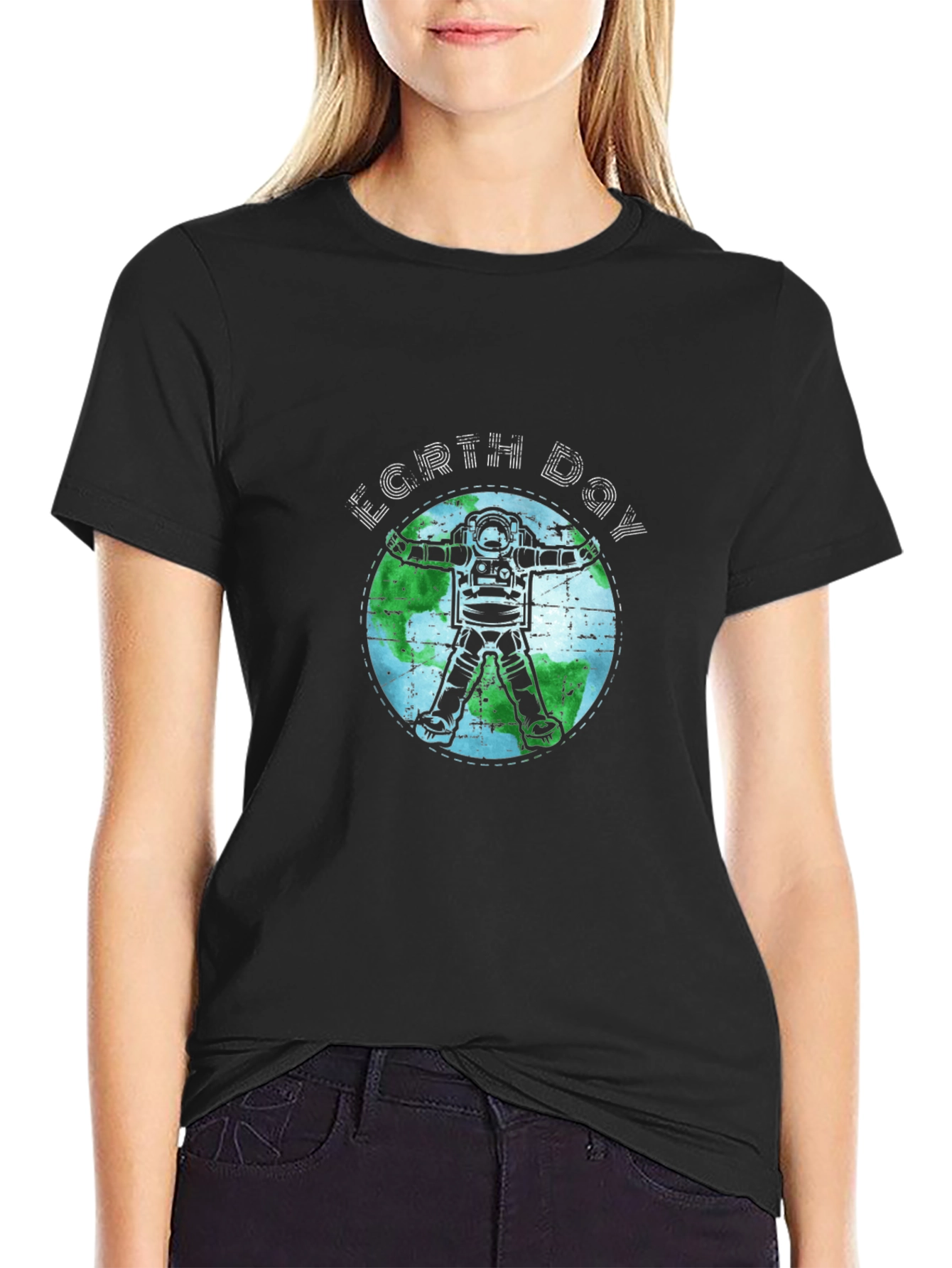 Earth Day Astronaut T-Shirt - Sustainable Style