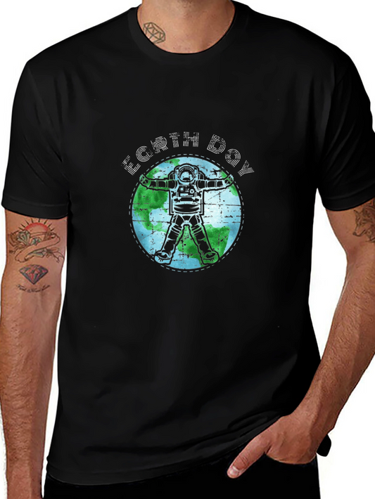 Earth Day Astronaut T-Shirt - Sustainable Style