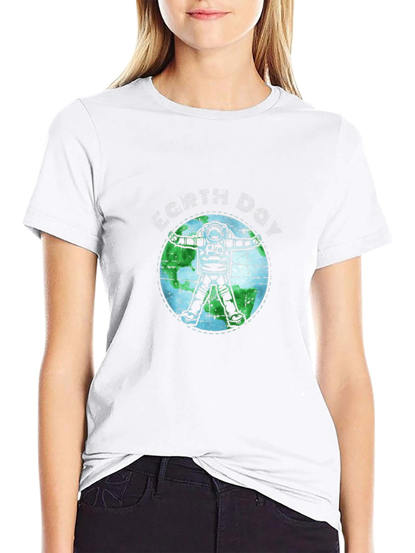 Earth Day Astronaut T-Shirt - Sustainable Style