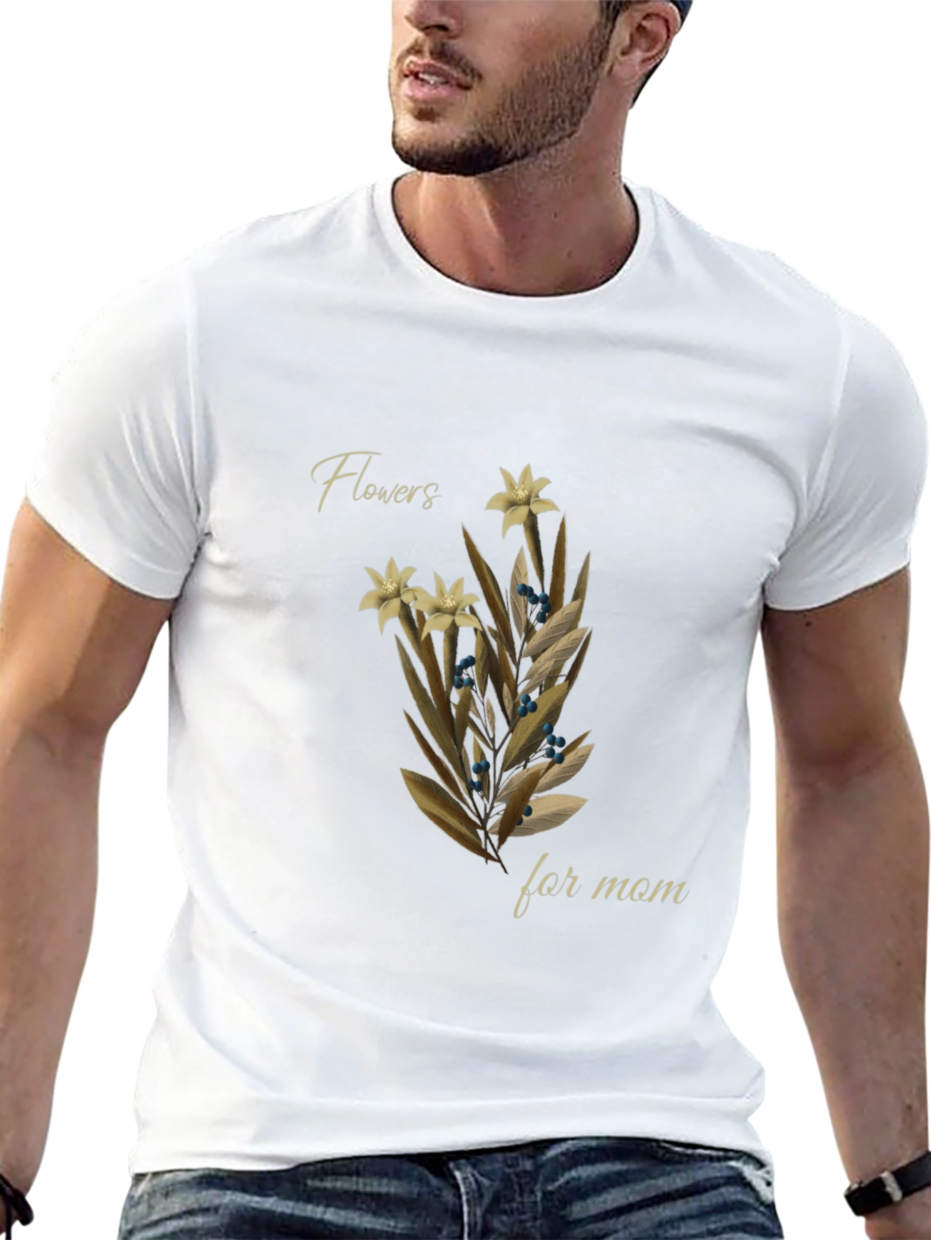 Flowers For Mom Graphic Tee