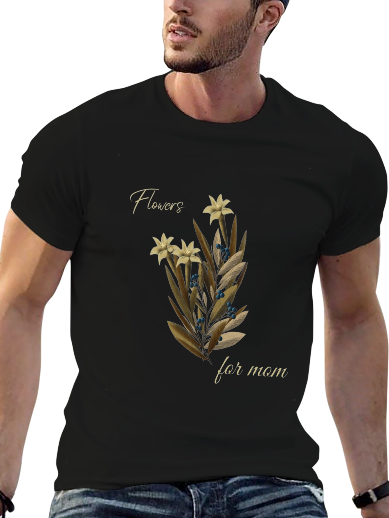 Flowers For Mom Graphic Tee
