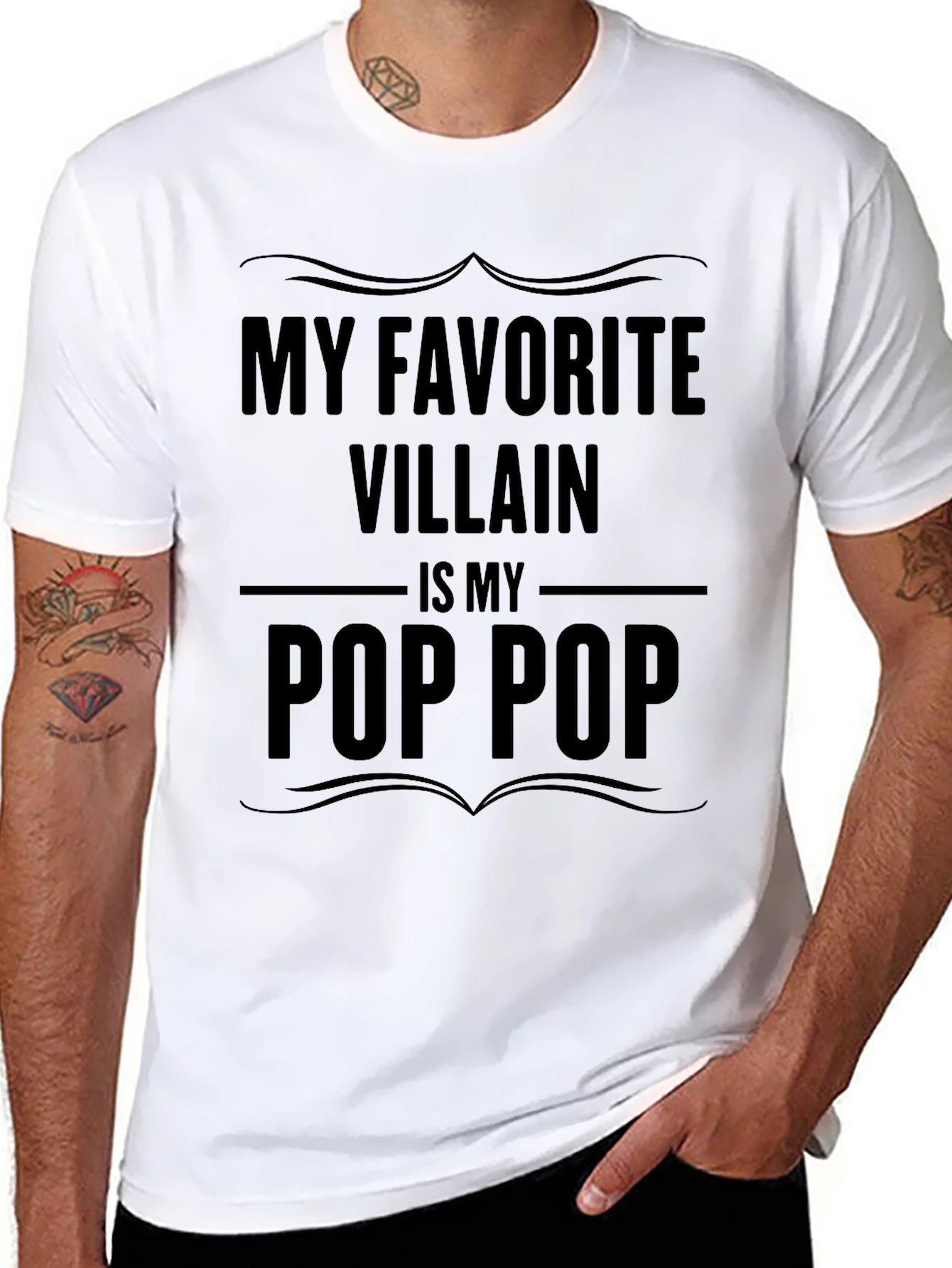 My Favorite Villain Is My Pop Pop T-Shirt