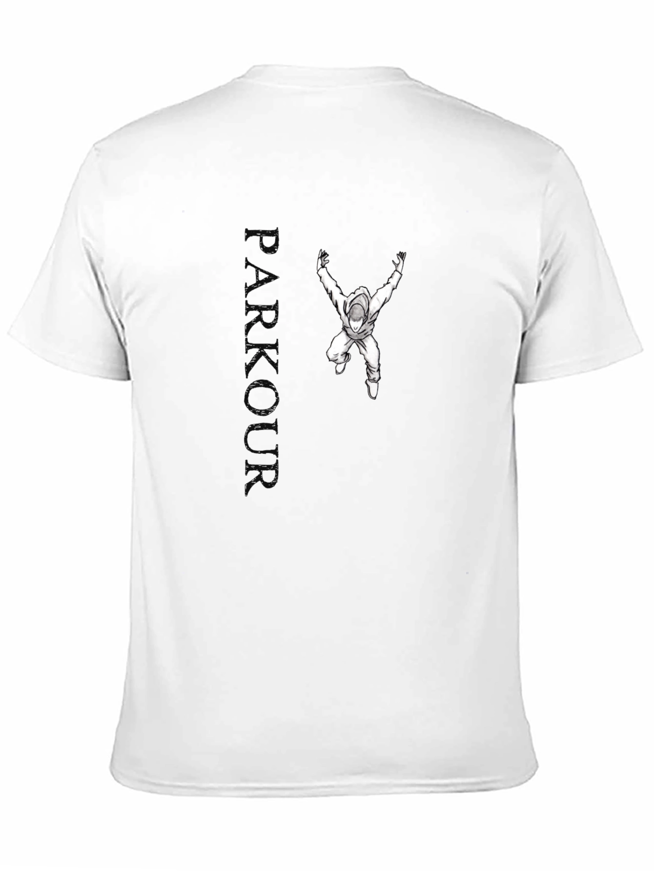 Parkour Graphic Black T-Shirt