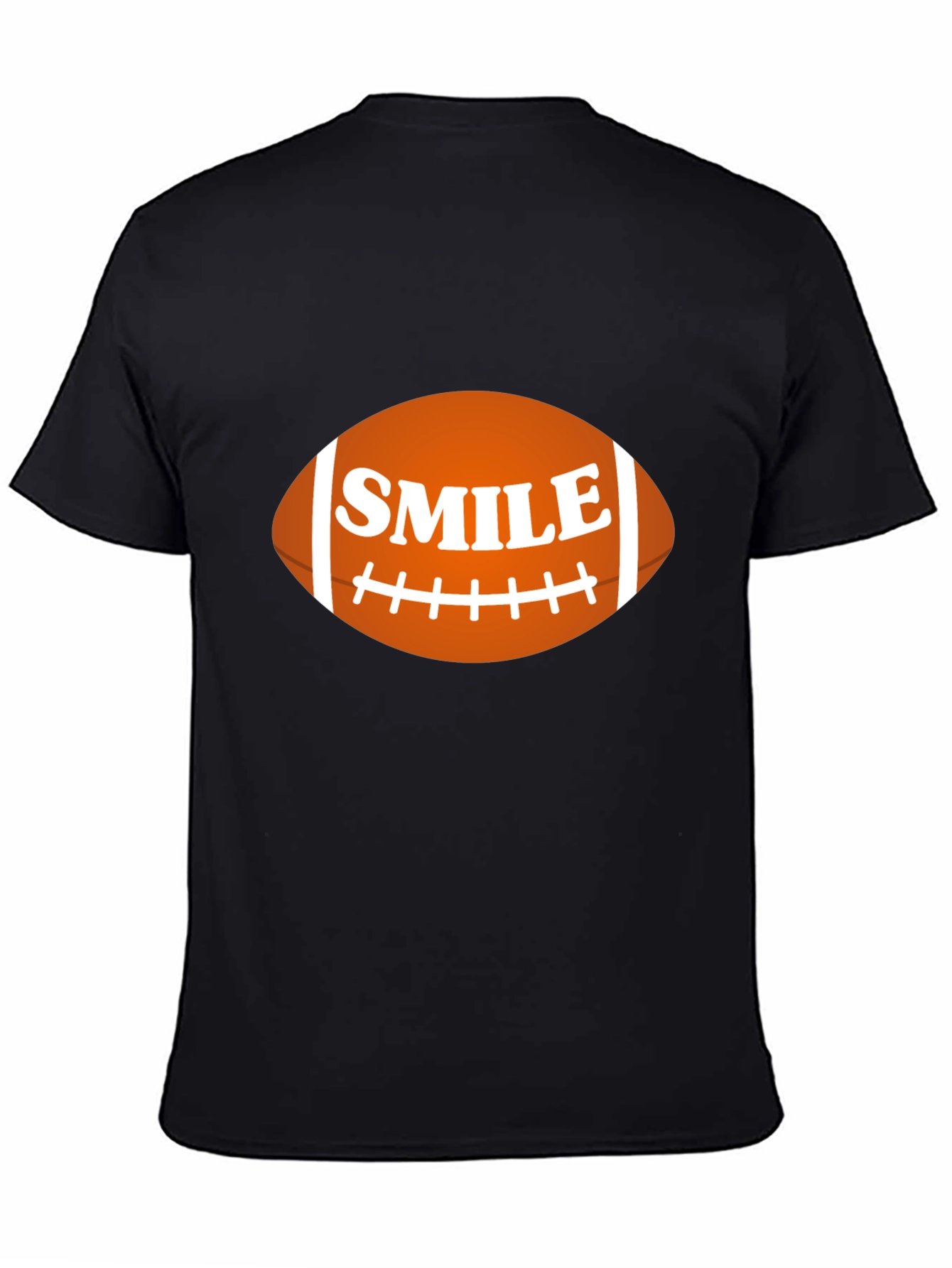 Smile Football Graphic T-Shirt