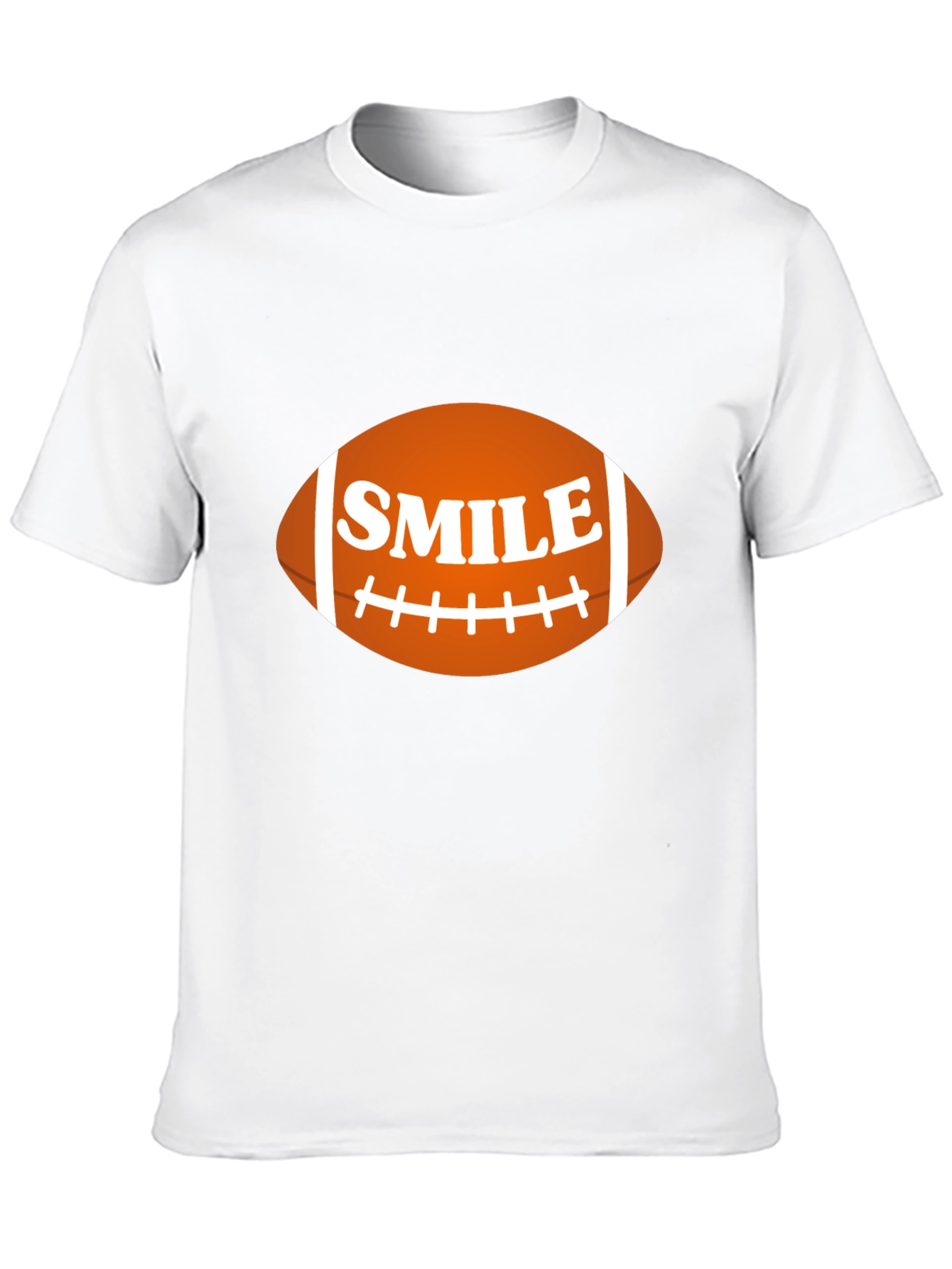Smile Football Graphic T-Shirt