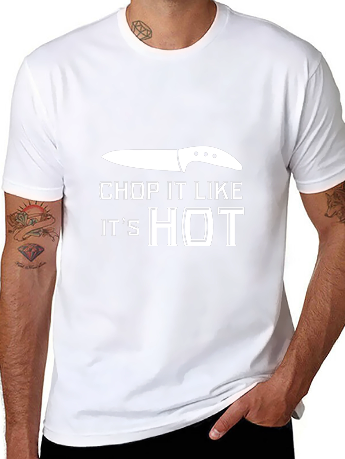 Chop It Like Its Hot Graphic T-Shirt