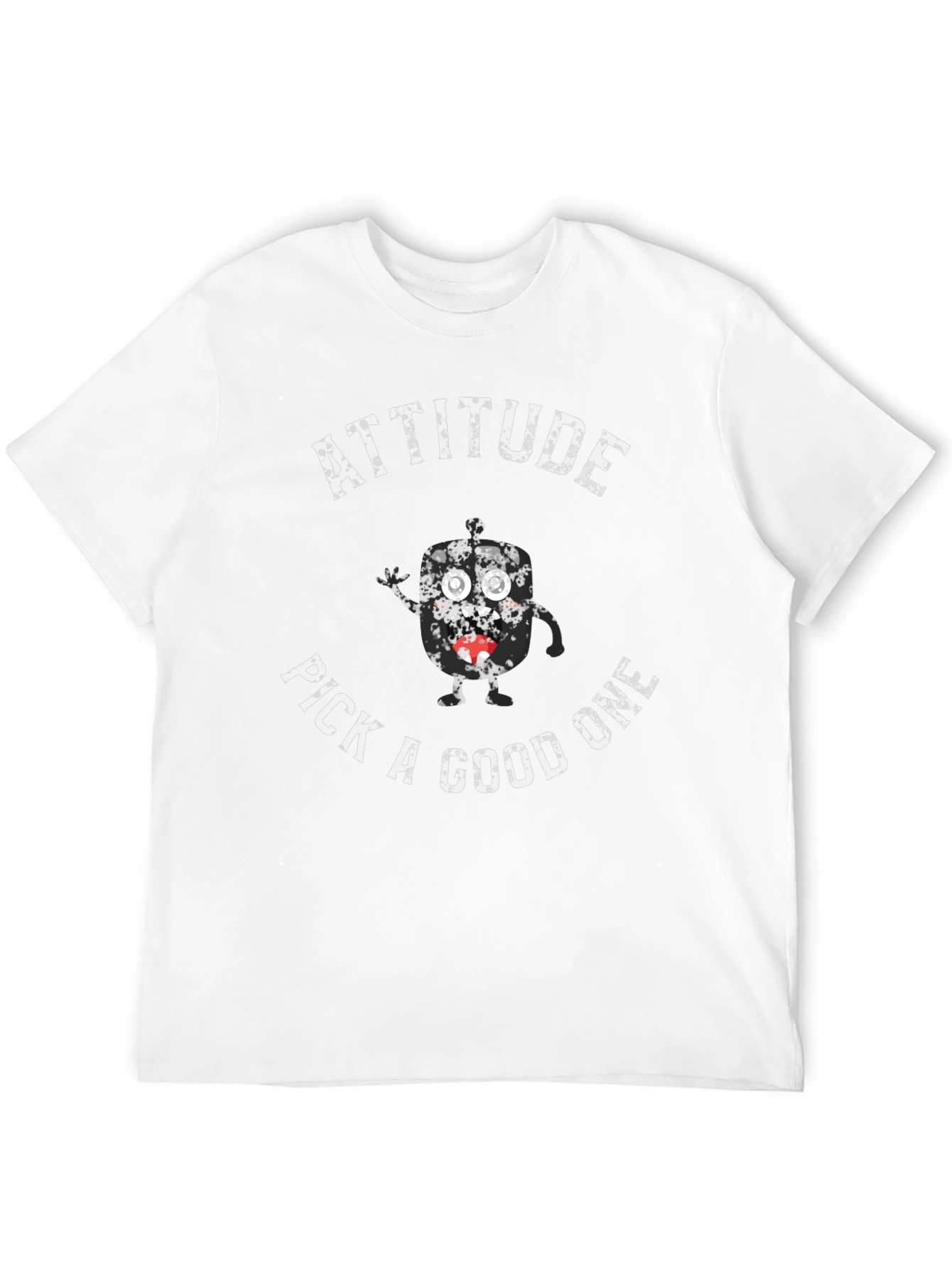 Attitude Pick A Good One Black Graphic Tee